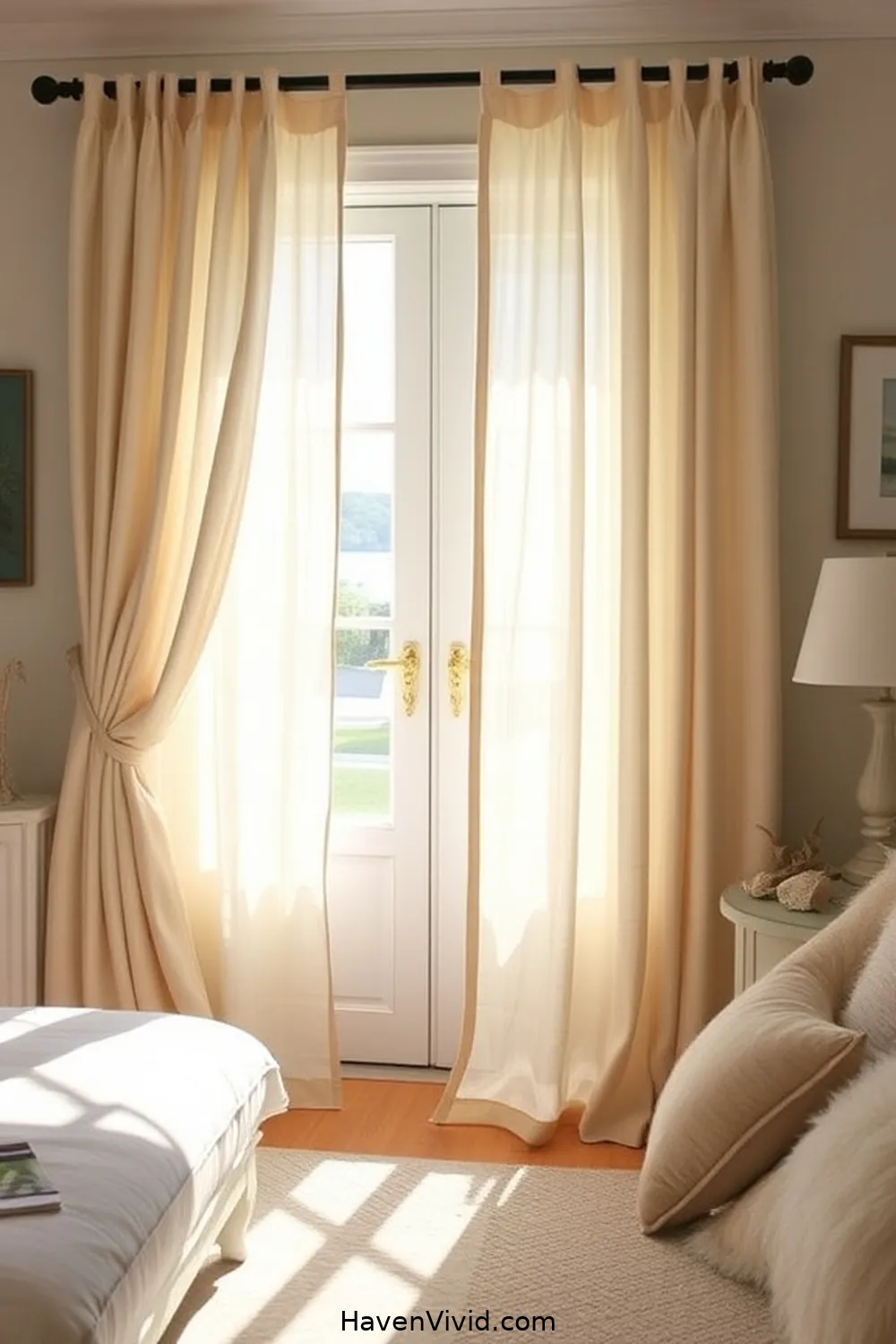 17 Creative Ways to Achieve Coastal Living in Your Bedroom Using Upcycled Fabric 6 DIY Beachy Curtains for 17 Creative Ways to Achieve Coastal Living in Your Bedroom Using Upcycled Fabric