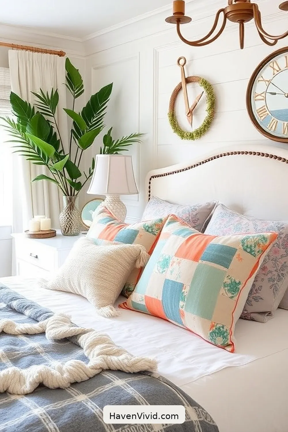 17 Creative Ways to Achieve Coastal Living in Your Bedroom Using Upcycled Fabric 4 Upcycled Cushion Covers for 17 Creative Ways to Achieve Coastal Living in Your Bedroom Using Upcycled Fabric