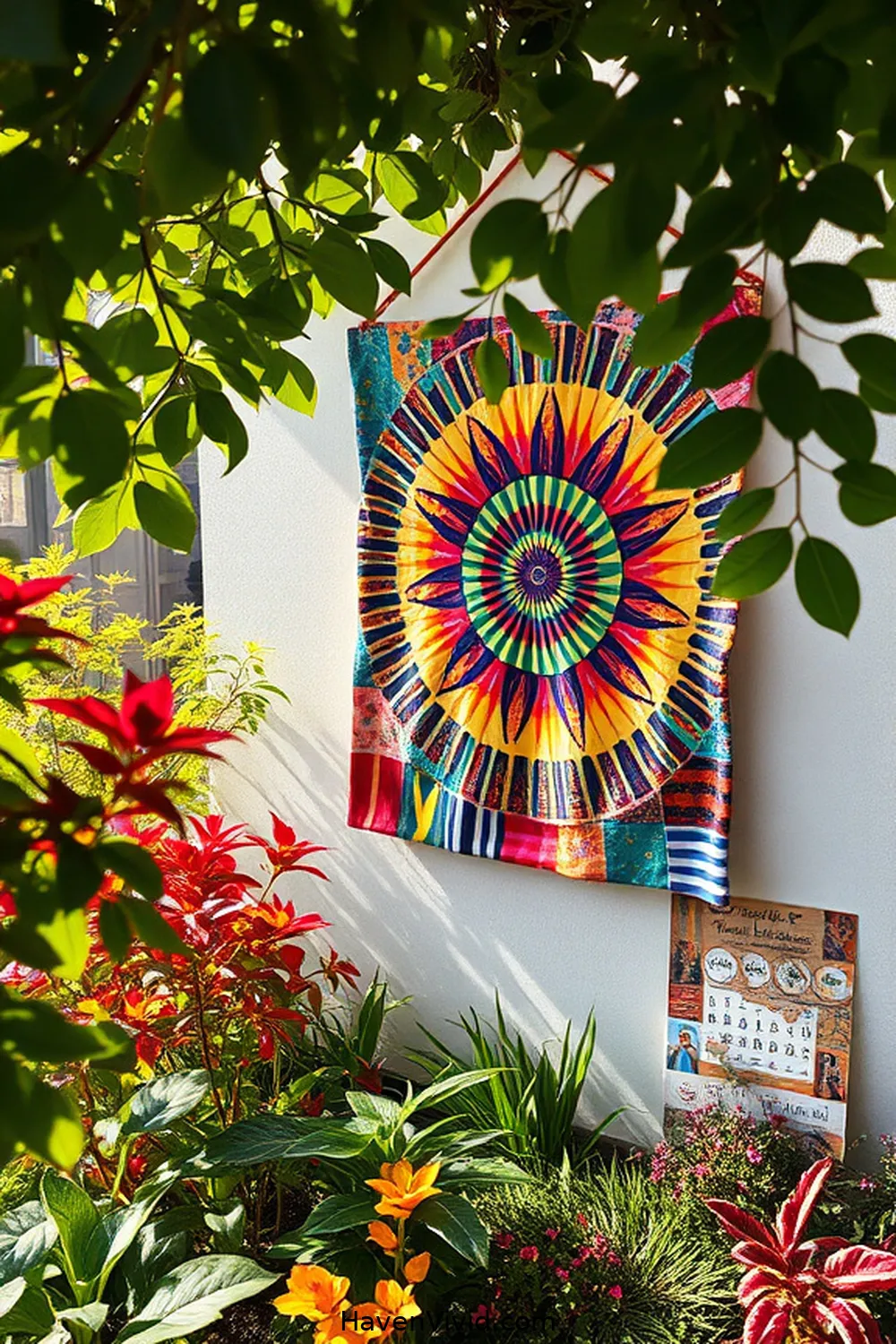 17 Eco-Friendly Ways to Use Upcycled Fabric for Outdoor Patio Living 4 Fabric Wall Art for 17 Eco-Friendly Ways to Use Upcycled Fabric for Outdoor Patio Living