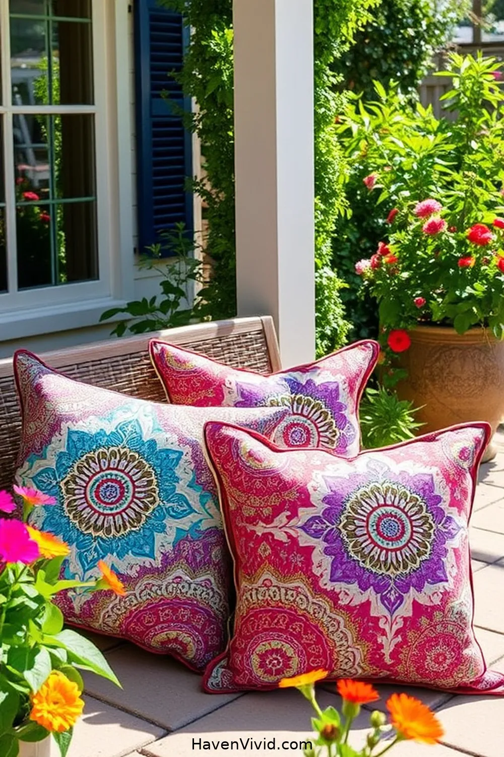 17 Eco-Friendly Ways to Use Upcycled Fabric for Outdoor Patio Living 8 Outdoor Pillow Covers for 17 Eco-Friendly Ways to Use Upcycled Fabric for Outdoor Patio Living