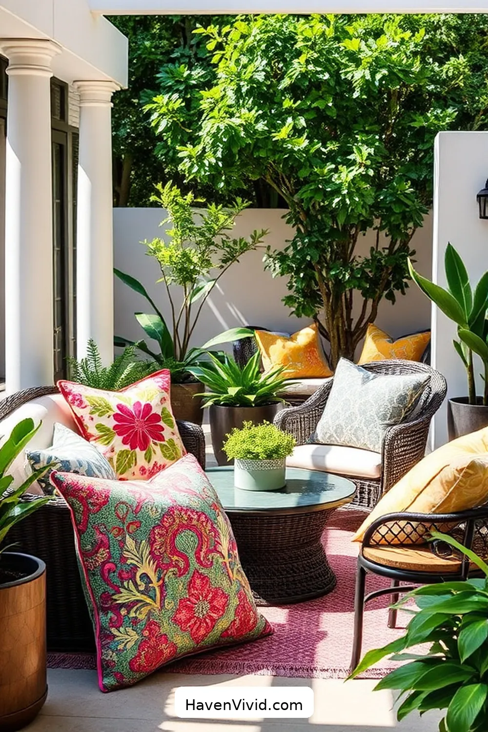 17 Eco-Friendly Ways to Use Upcycled Fabric for Outdoor Patio Living 2 Upcycled Fabric Cushions for 17 Eco-Friendly Ways to Use Upcycled Fabric for Outdoor Patio Living
