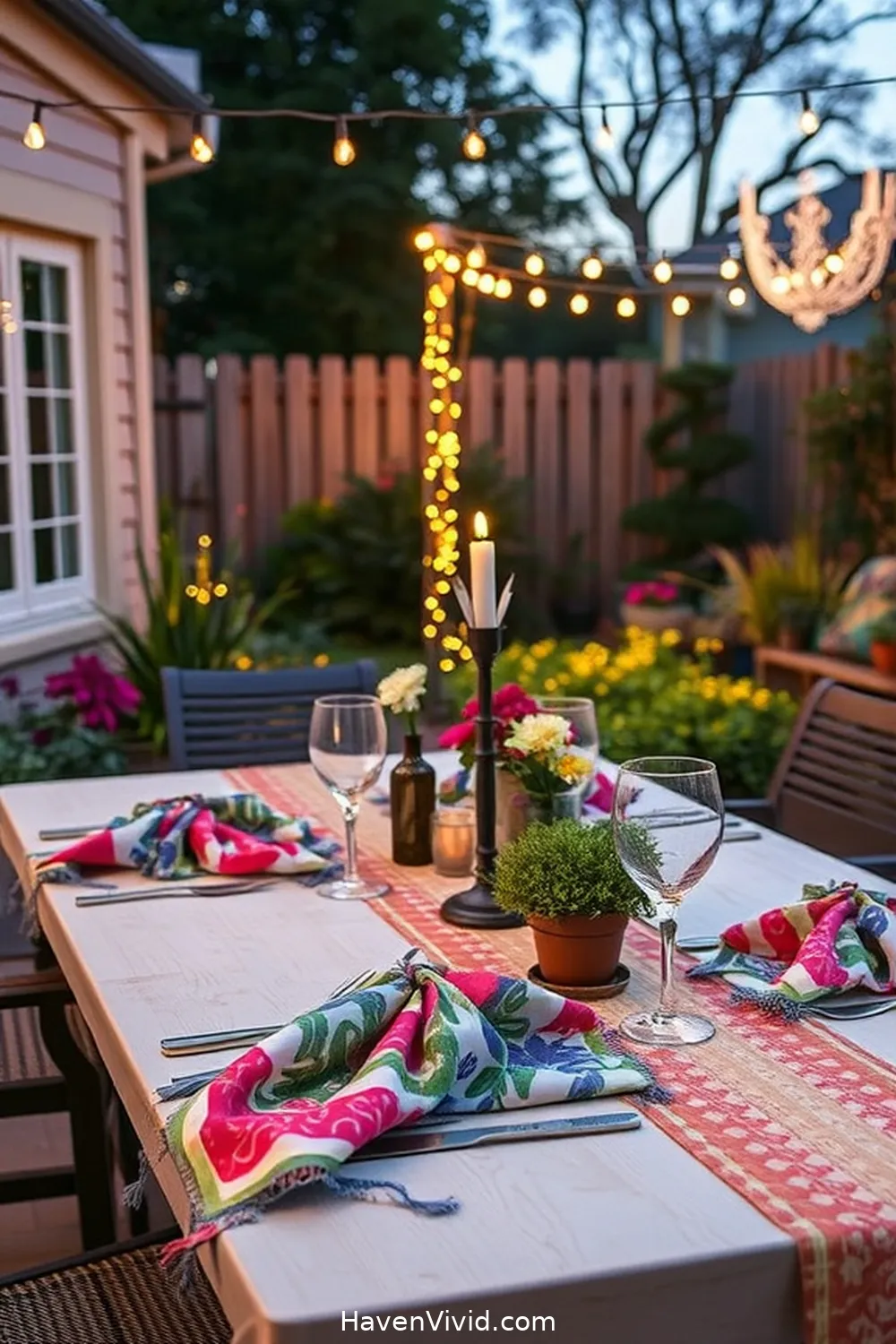 17 Eco-Friendly Ways to Use Upcycled Fabric for Outdoor Patio Living 6 Upcycled Fabric Napkins for 17 Eco-Friendly Ways to Use Upcycled Fabric for Outdoor Patio Living