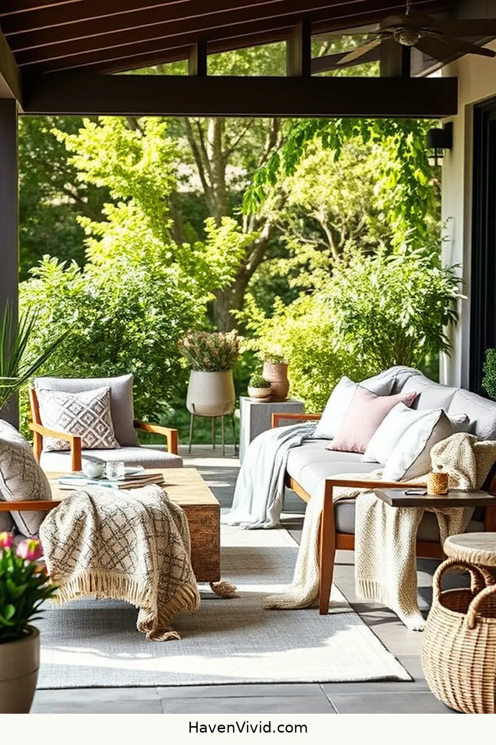 17 Essential Tips for Creating a Family-Friendly Outdoor Patio Using Natural Fibers 15 Choose Natural Fiber Throws for Warmth for 17 Essential Tips for Creating a Family-Friendly Outdoor Patio Using Natural Fibers