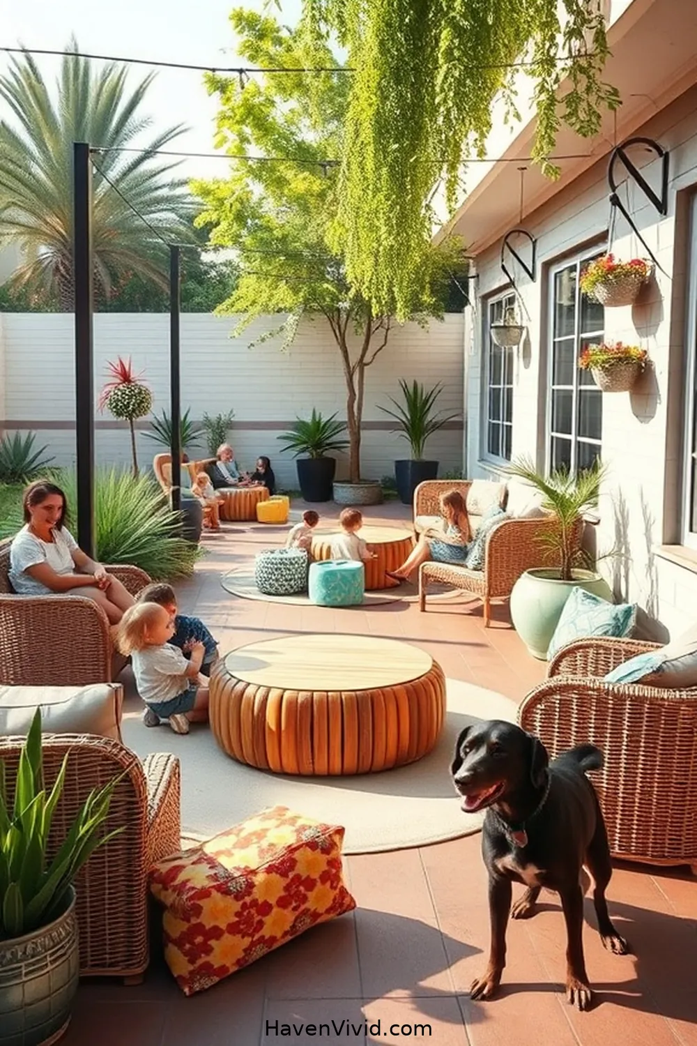 17 Essential Tips for Creating a Family-Friendly Outdoor Patio Using Natural Fibers 17 Create Separate Play Zones for Kids for 17 Essential Tips for Creating a Family-Friendly Outdoor Patio Using Natural Fibers