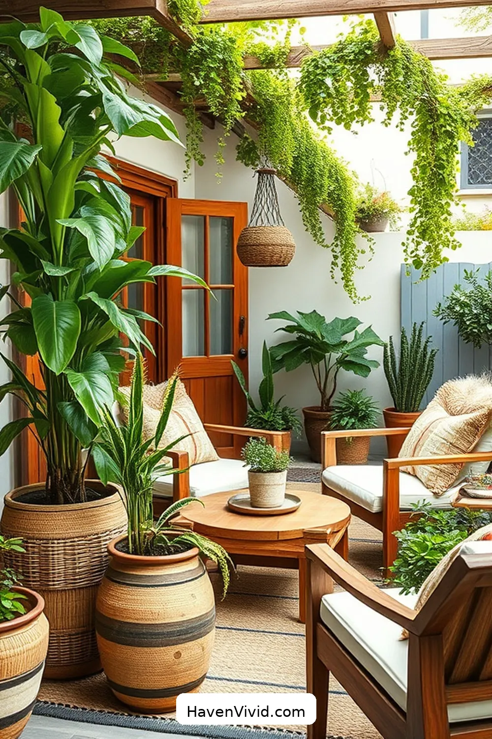 17 Essential Tips for Creating a Family-Friendly Outdoor Patio Using Natural Fibers 13 Include Plants in Natural Fiber Pots for 17 Essential Tips for Creating a Family-Friendly Outdoor Patio Using Natural Fibers