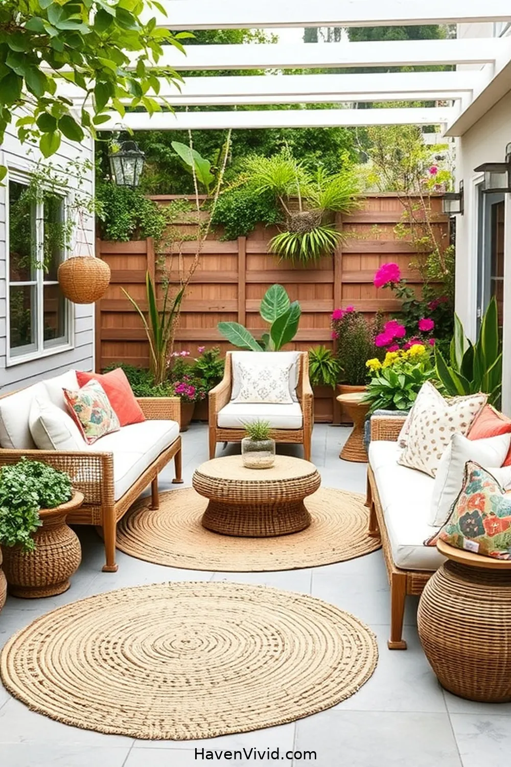 17 Essential Tips for Creating a Family-Friendly Outdoor Patio Using Natural Fibers 10 Integrate Jute for Textural Variation for 17 Essential Tips for Creating a Family-Friendly Outdoor Patio Using Natural Fibers