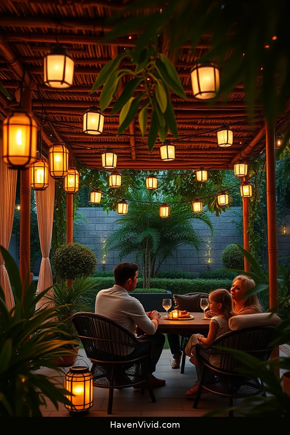 17 Essential Tips for Family-Friendly Living on a Bamboo Patio 9 Enhance Lighting for Evenings for 17 Essential Tips for Family-Friendly Living on a Bamboo Patio