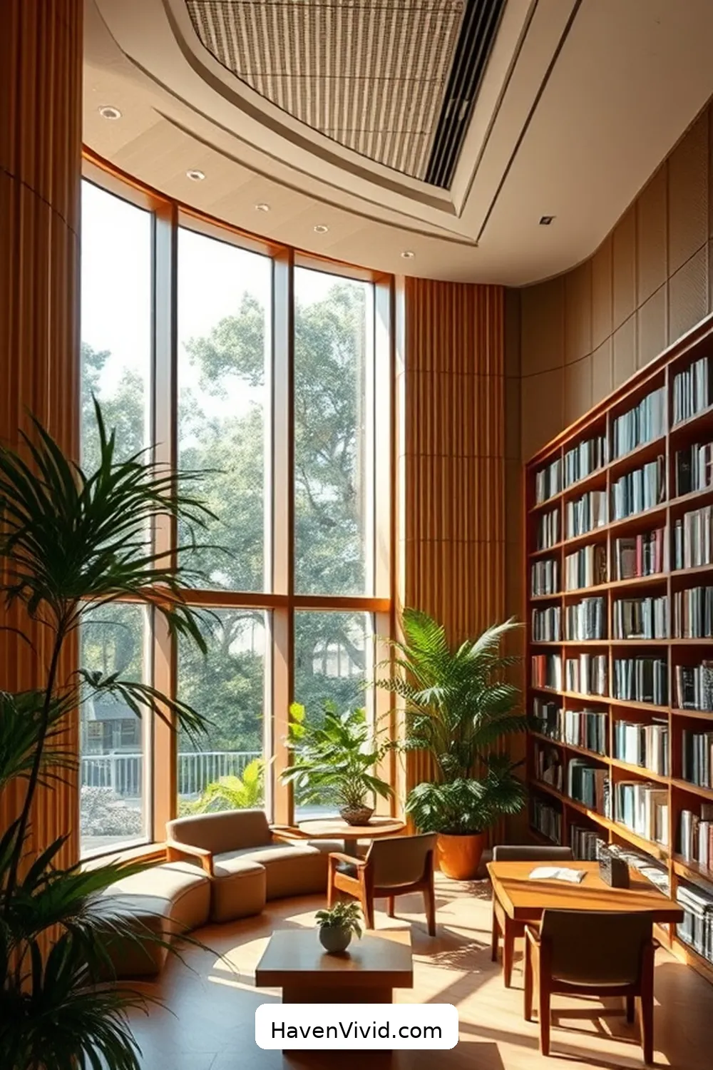 17 Inspiring Artistic Spaces in Libraries Using Bamboo 11 Bamboo Acoustic Panels: Sound Design in Libraries for 17 Inspiring Artistic Spaces in Libraries Using Bamboo