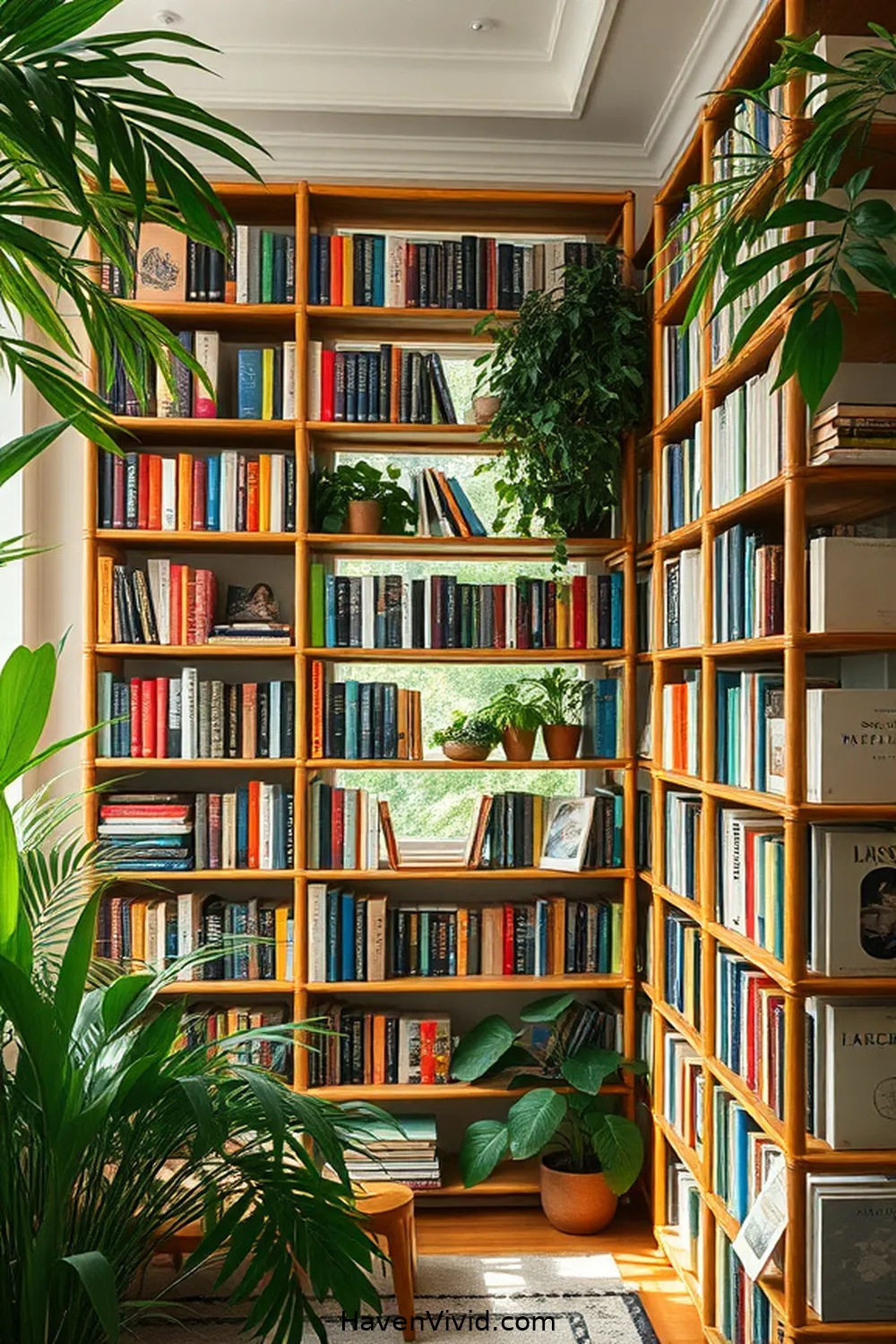 17 Inspiring Artistic Spaces in Libraries Using Bamboo 4 Bamboo Bookshelves: A Natural Showcase for 17 Inspiring Artistic Spaces in Libraries Using Bamboo