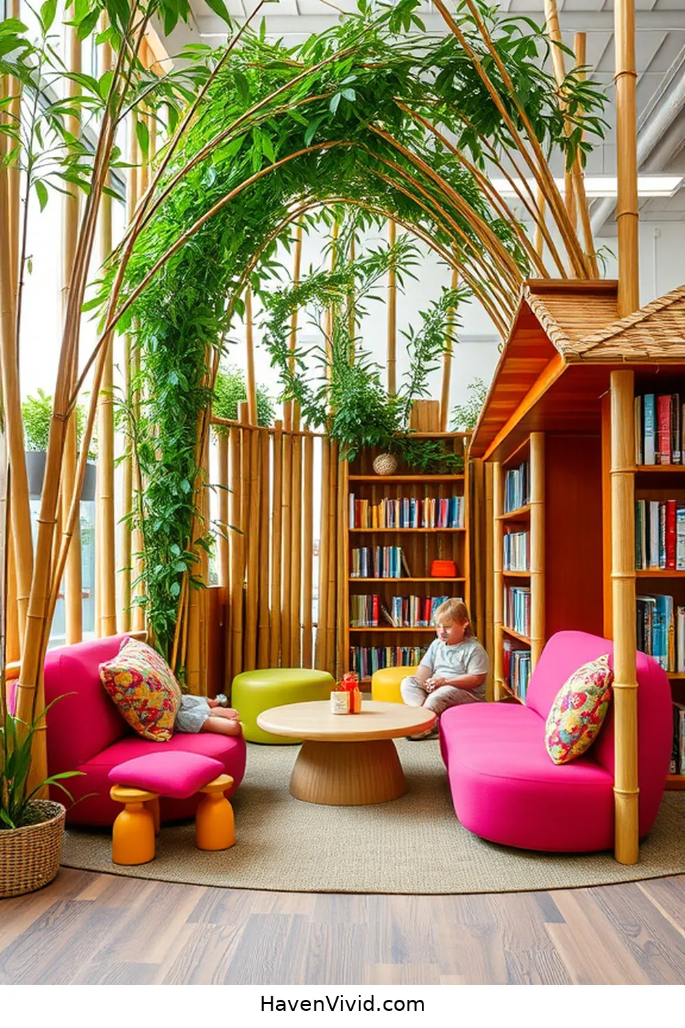 17 Inspiring Artistic Spaces in Libraries Using Bamboo 13 Bamboo Children's Corner: A Playful Learning Environment for 17 Inspiring Artistic Spaces in Libraries Using Bamboo