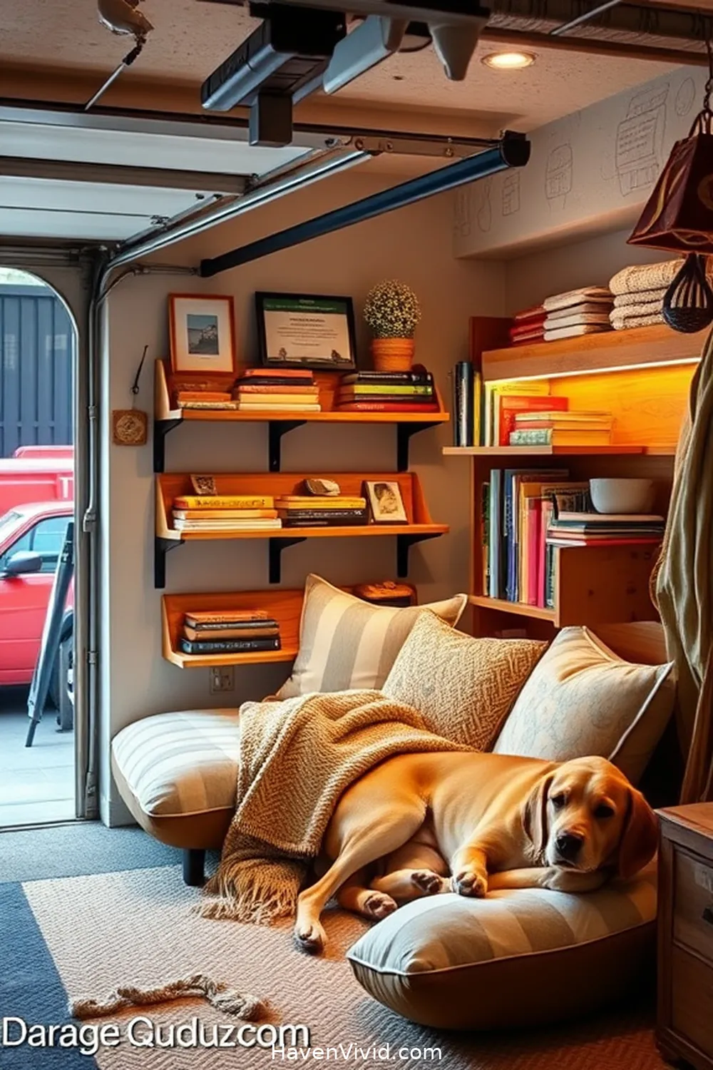 17 Tips for Family-Friendly Living in Your Garage Using Organic Cotton 3 Create a Cozy Reading Nook With Organic Cotton Cushions for 17 Tips for Family-Friendly Living in Your Garage Using Organic Cotton
