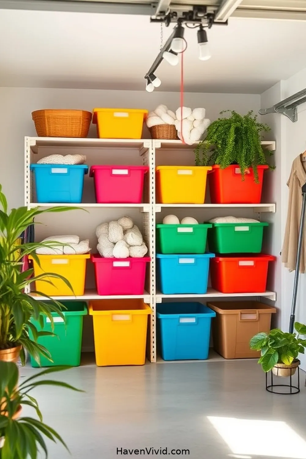 17 Tips for Family-Friendly Living in Your Garage Using Organic Cotton 2 Declutter and Organize With Organic Cotton Bins for 17 Tips for Family-Friendly Living in Your Garage Using Organic Cotton