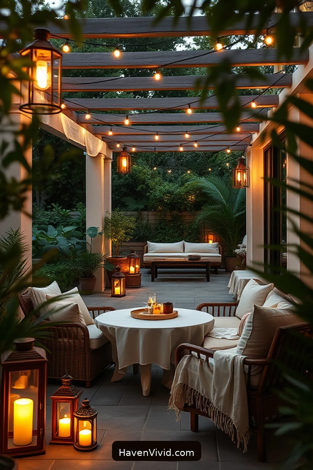17 Tips for a Minimalist Outdoor Patio Using Organic Cotton 10 Use Sustainable Lighting Options for 17 Tips for a Minimalist Outdoor Patio Using Organic Cotton