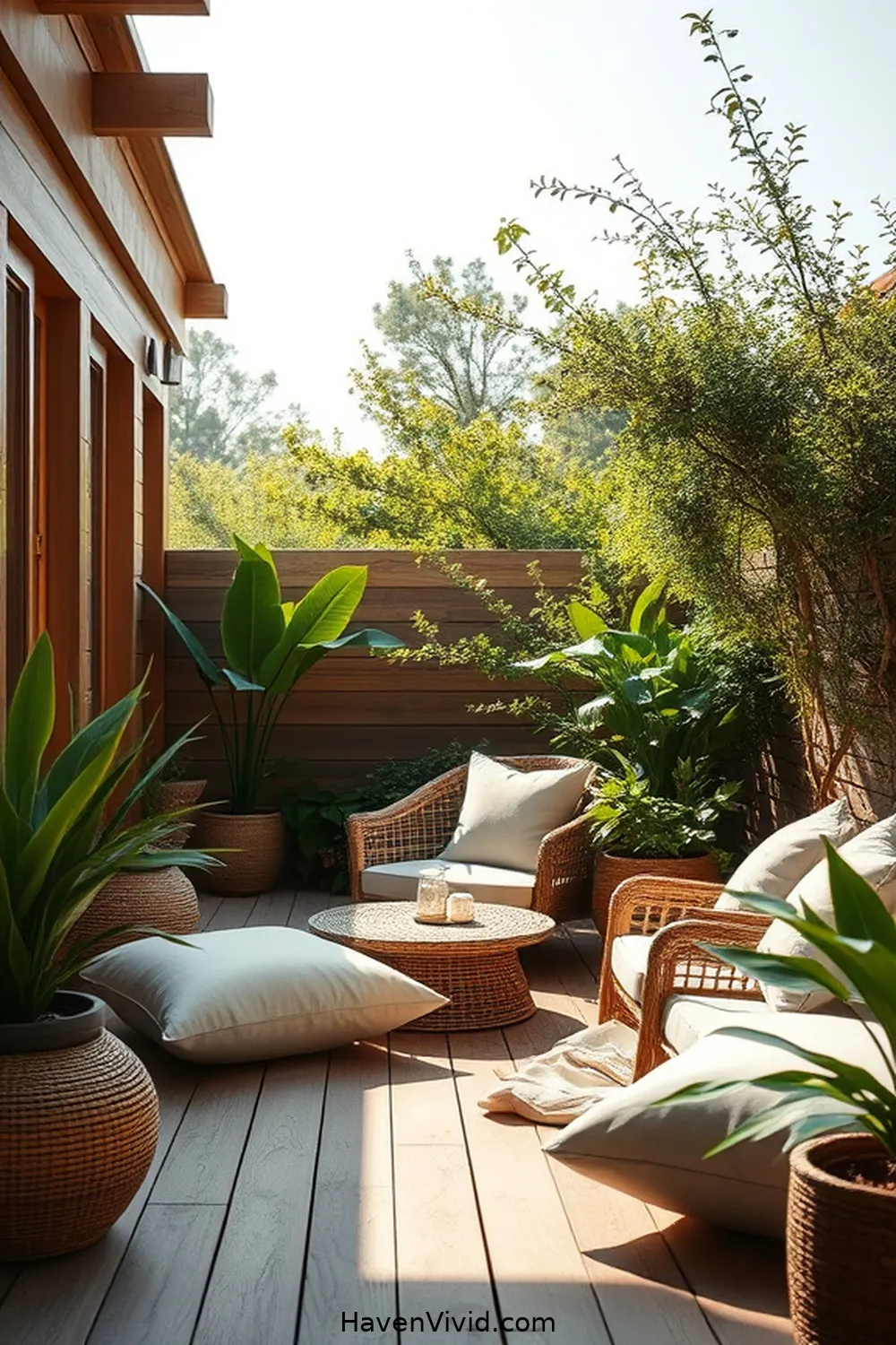 17 Tips for a Minimalist Outdoor Patio Using Organic Cotton 13 Utilize Natural Textures for 17 Tips for a Minimalist Outdoor Patio Using Organic Cotton
