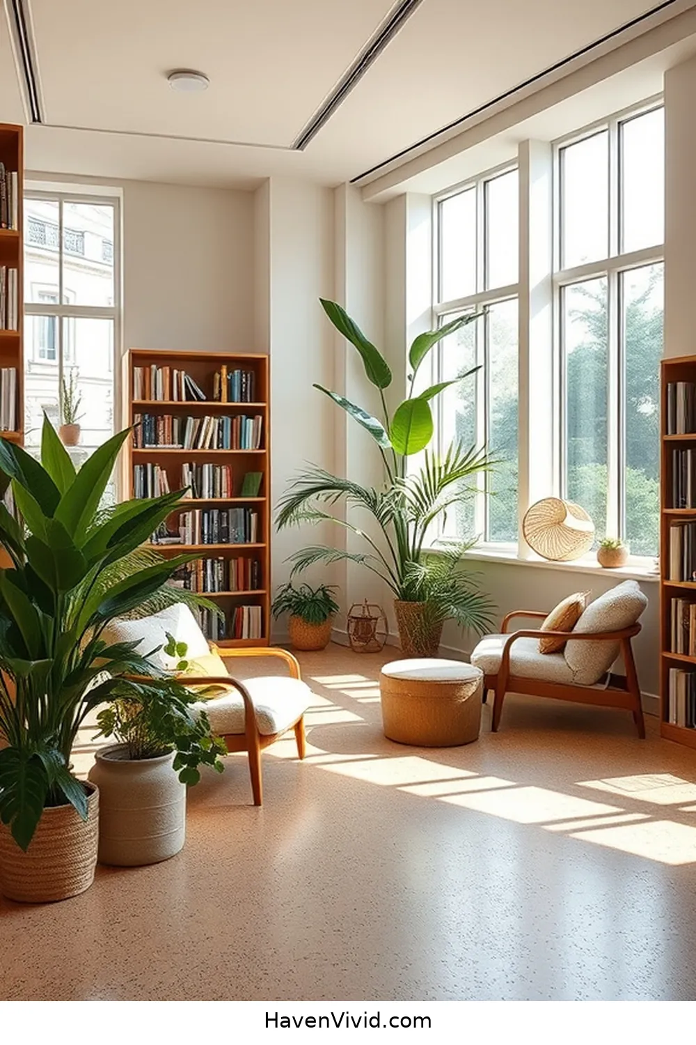 Cork Flooring Installation for 17 Ways for Eco-Friendly Living in Libraries Using Natural Fibers
