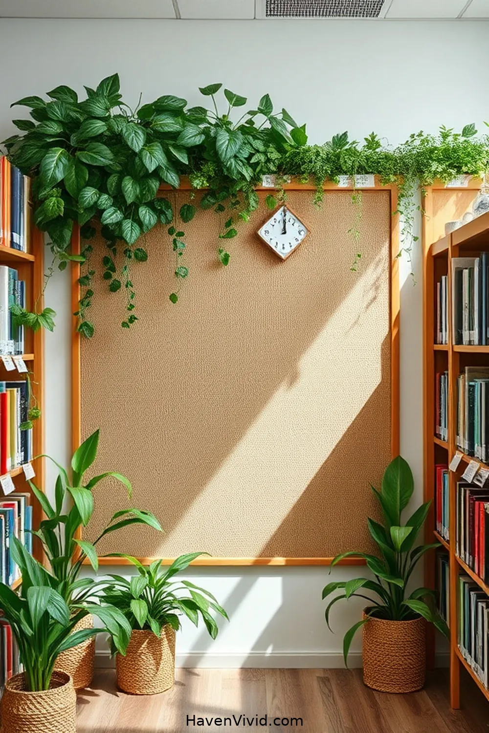 Sustainable Display Boards for 17 Ways for Eco-Friendly Living in Libraries Using Natural Fibers