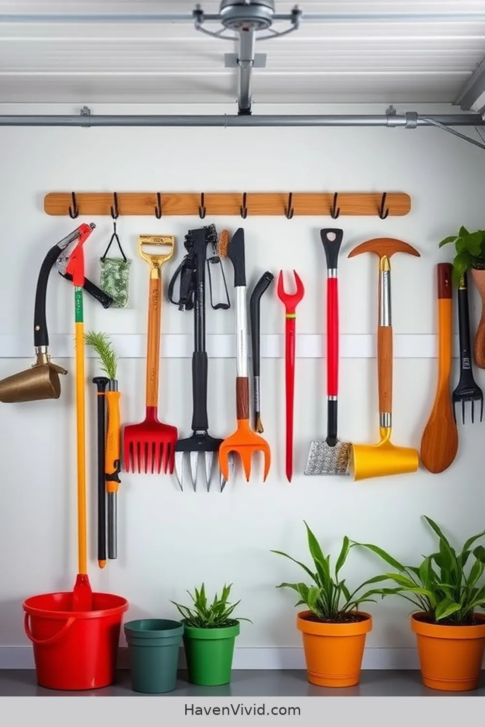 17 Ways for Eco-Friendly Living in Your Garage Using Bamboo 10 Bamboo Hooks and Hangers for Easy Access for 17 Ways for Eco-Friendly Living in Your Garage Using Bamboo