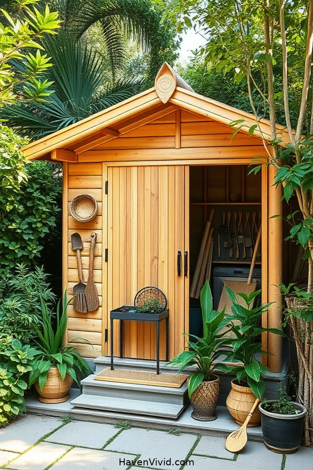 17 Ways for Eco-Friendly Living in Your Garage Using Bamboo 18 Bamboo Sheds for Sustainable Outdoor Storage for 17 Ways for Eco-Friendly Living in Your Garage Using Bamboo