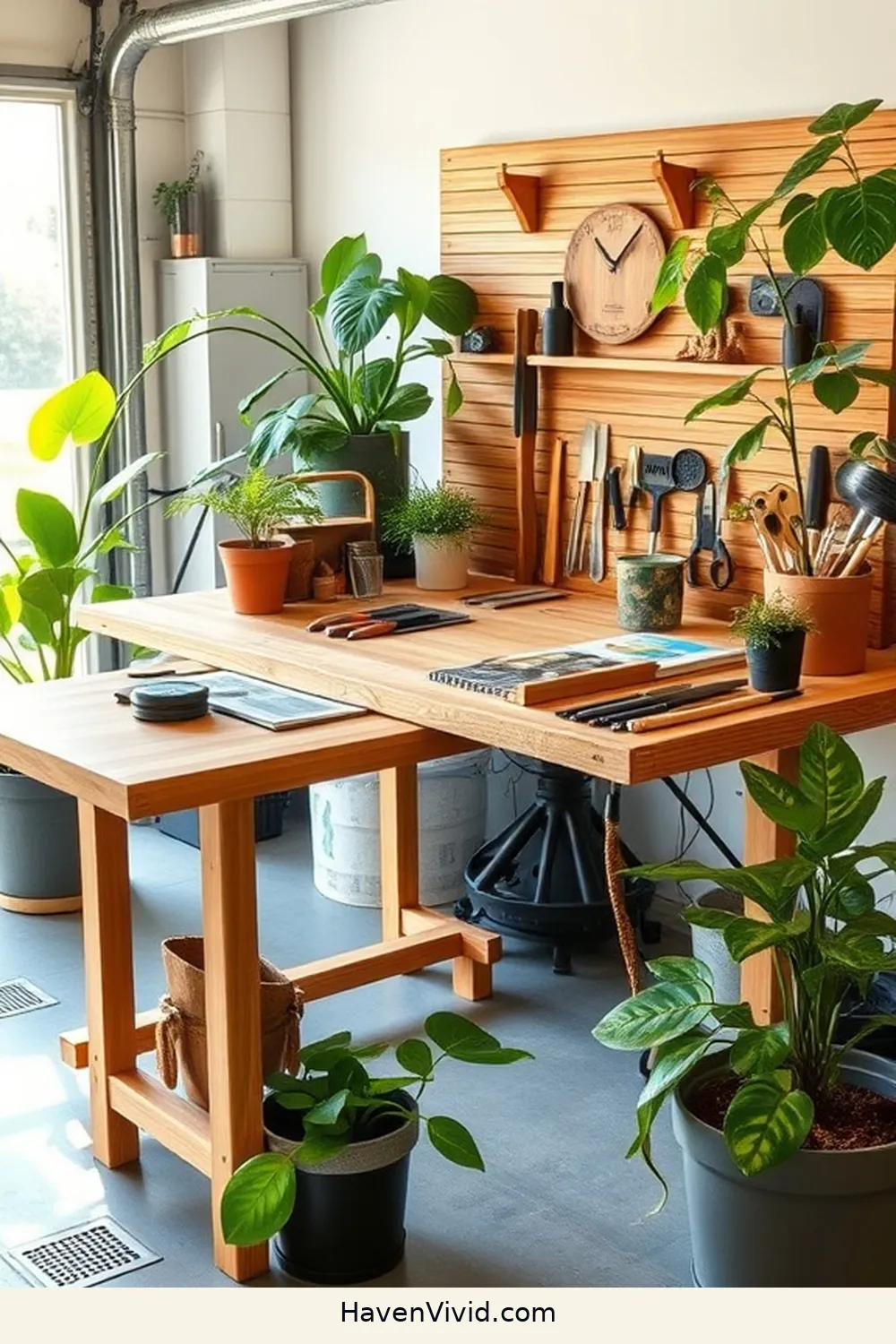 17 Ways for Eco-Friendly Living in Your Garage Using Bamboo 4 Bamboo Workbench for Sustainable DIY Projects for 17 Ways for Eco-Friendly Living in Your Garage Using Bamboo