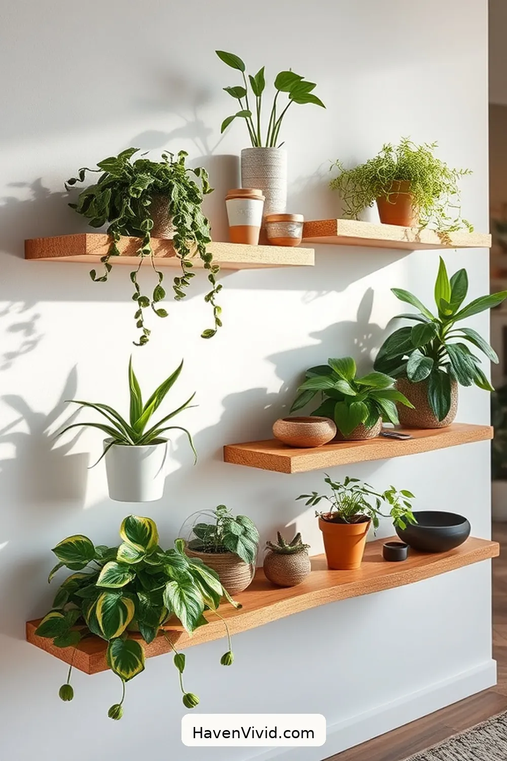 17 Ways of Using Cork in Urban Nursery Designs 5 Cork Float Shelves: Displaying Your Plant Collection for 17 Ways of Using Cork in Urban Nursery Designs