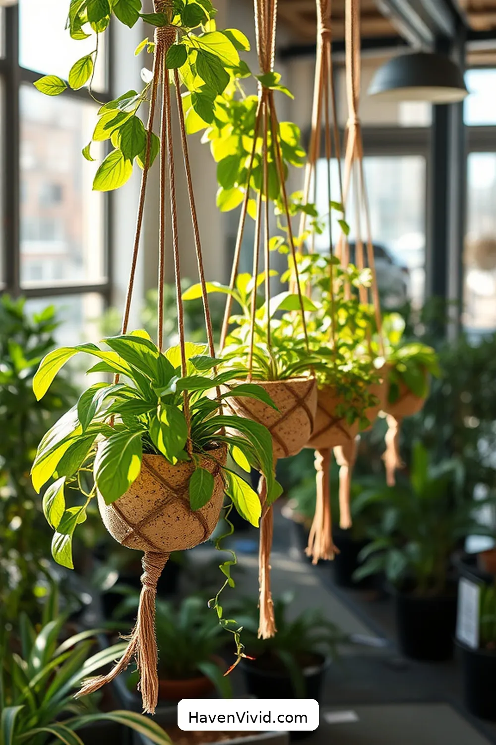 17 Ways of Using Cork in Urban Nursery Designs 10 Cork Plant Hangers: Unique Suspended Displays for 17 Ways of Using Cork in Urban Nursery Designs