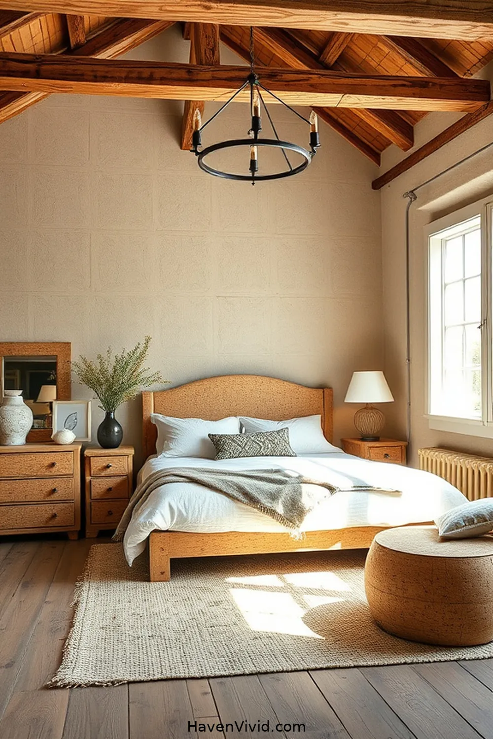17 Ways of Using Cork in Your Farmhouse Bedroom Decor 4 Upcycled Cork Furniture Pieces for 17 Ways of Using Cork in Your Farmhouse Bedroom Decor