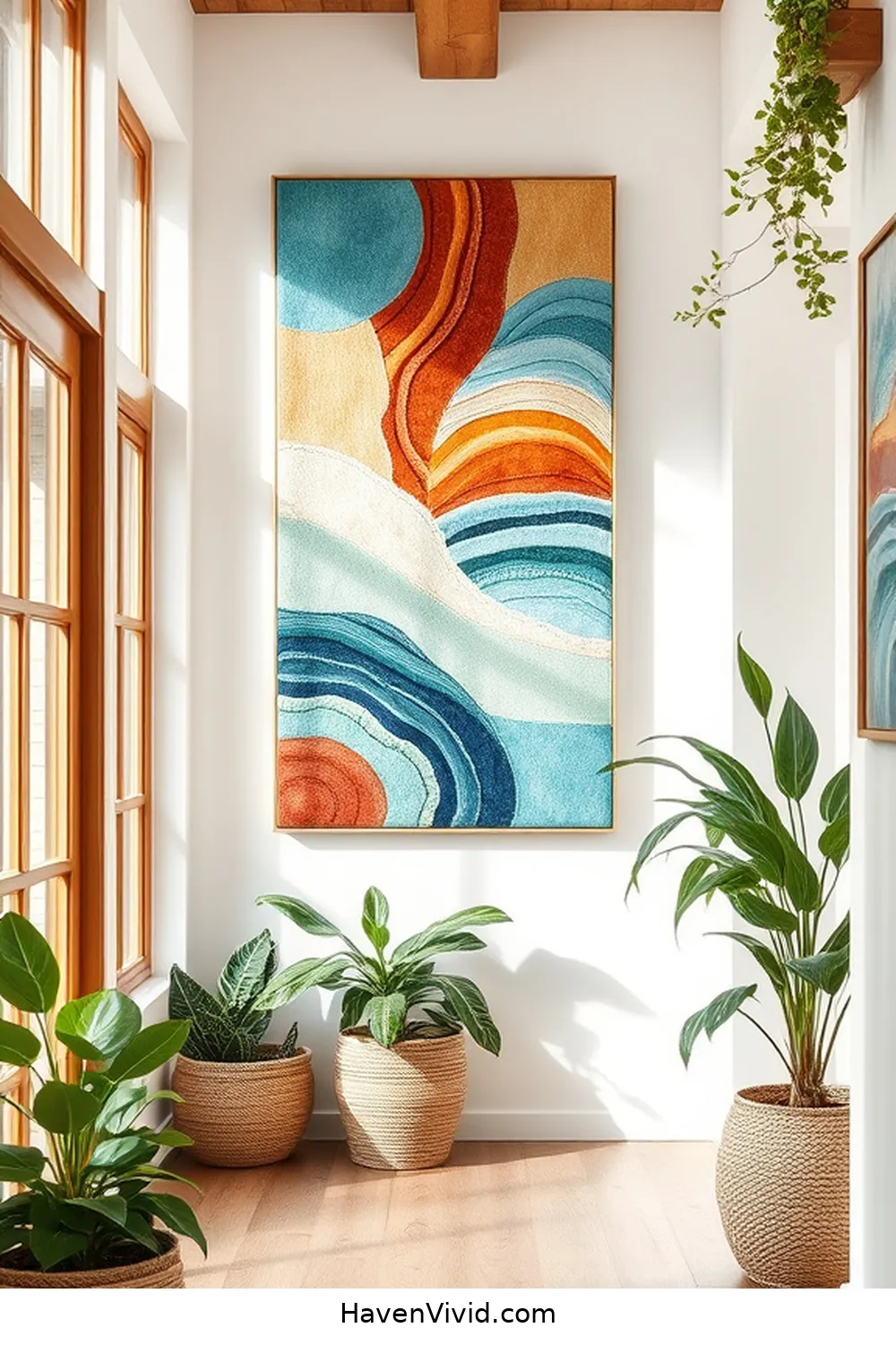 17 Ways to Achieve Coastal Living in Your Hallway Using Organic Cotton 2 Choose Organic Cotton Wall Art for 17 Ways to Achieve Coastal Living in Your Hallway Using Organic Cotton