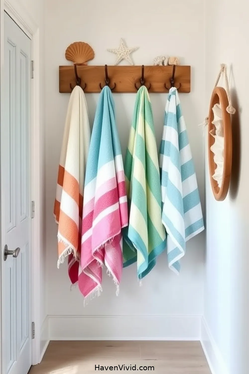 17 Ways to Achieve Coastal Living in Your Hallway Using Organic Cotton 14 Decorate With Organic Cotton Beach Towels for 17 Ways to Achieve Coastal Living in Your Hallway Using Organic Cotton