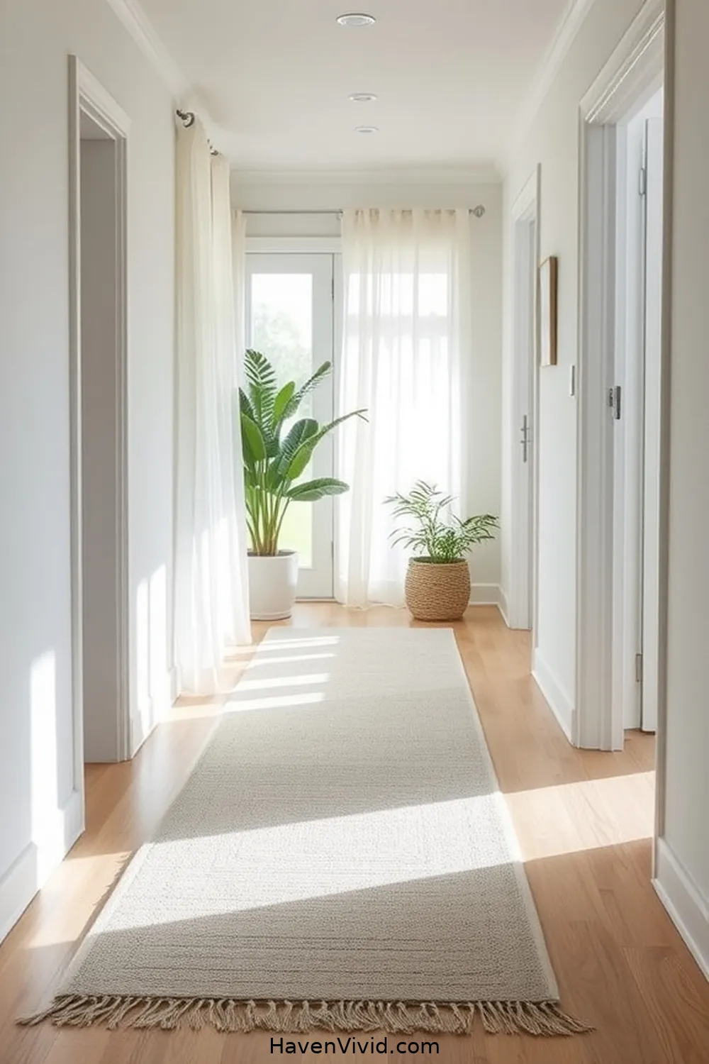 17 Ways to Achieve Coastal Living in Your Hallway Using Organic Cotton 3 Incorporate Soft Organic Cotton Rugs for 17 Ways to Achieve Coastal Living in Your Hallway Using Organic Cotton