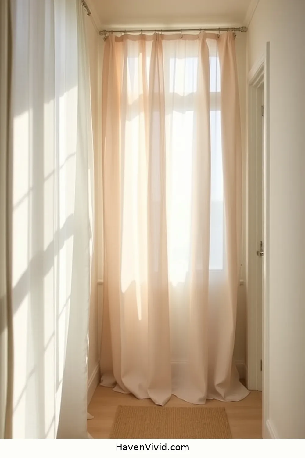 17 Ways to Achieve Coastal Living in Your Hallway Using Organic Cotton 4 Use Organic Cotton Curtains for Natural Light for 17 Ways to Achieve Coastal Living in Your Hallway Using Organic Cotton