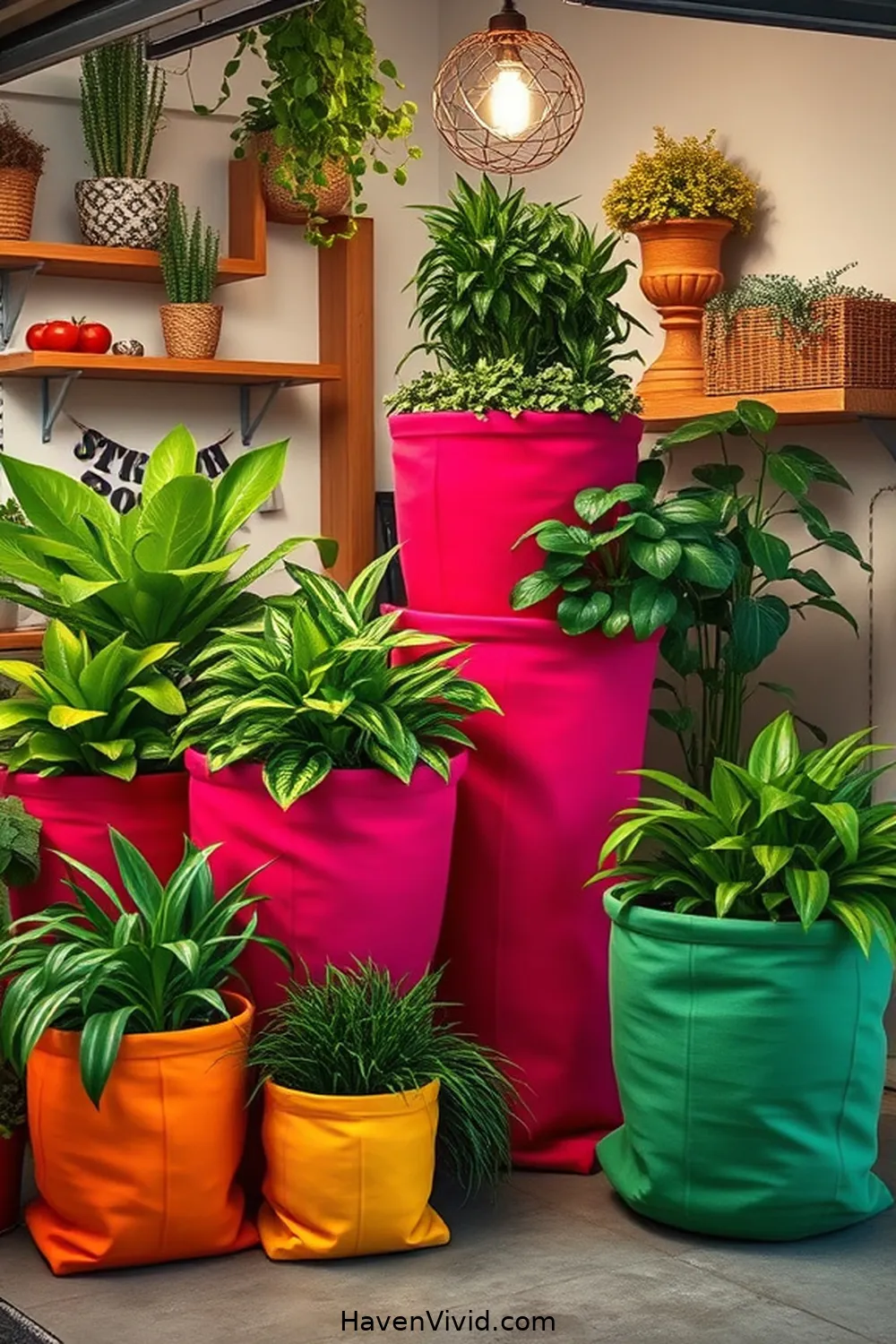 17 Ways to Achieve a Glamorous Garage Lifestyle Using Upcycled Fabric 18 Eco-Friendly Fabric Planters for 17 Ways to Achieve a Glamorous Garage Lifestyle Using Upcycled Fabric