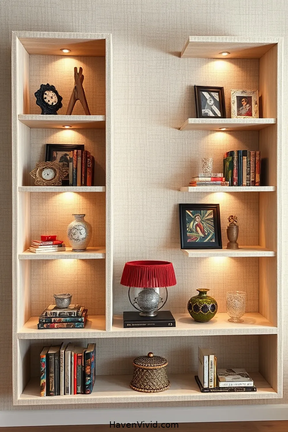 17 Ways to Achieve a Glamorous Garage Lifestyle Using Upcycled Fabric 16 Textured Fabric Shelves for 17 Ways to Achieve a Glamorous Garage Lifestyle Using Upcycled Fabric