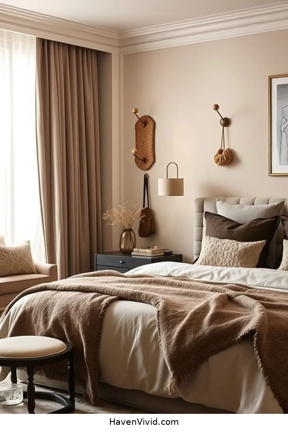 17 Ways to Create a Glamorous Bedroom Lifestyle Using Cork Accents 10 Cork Wall Hooks for Functional Decor for 17 Ways to Create a Glamorous Bedroom Lifestyle Using Cork Accents