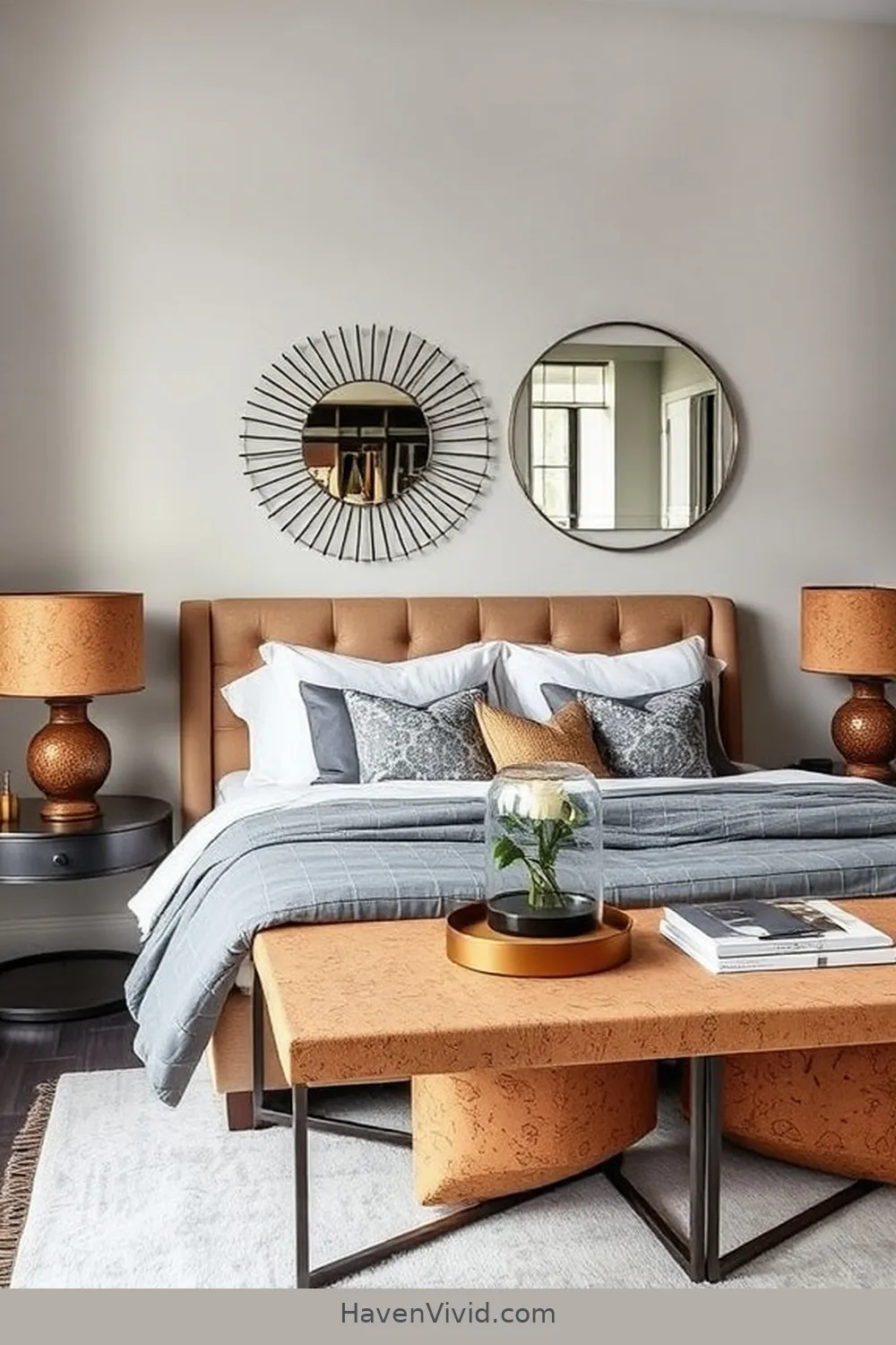 17 Ways to Create a Glamorous Bedroom Lifestyle Using Cork Accents 15 Cork and Metal Combos for Industrial Chic for 17 Ways to Create a Glamorous Bedroom Lifestyle Using Cork Accents