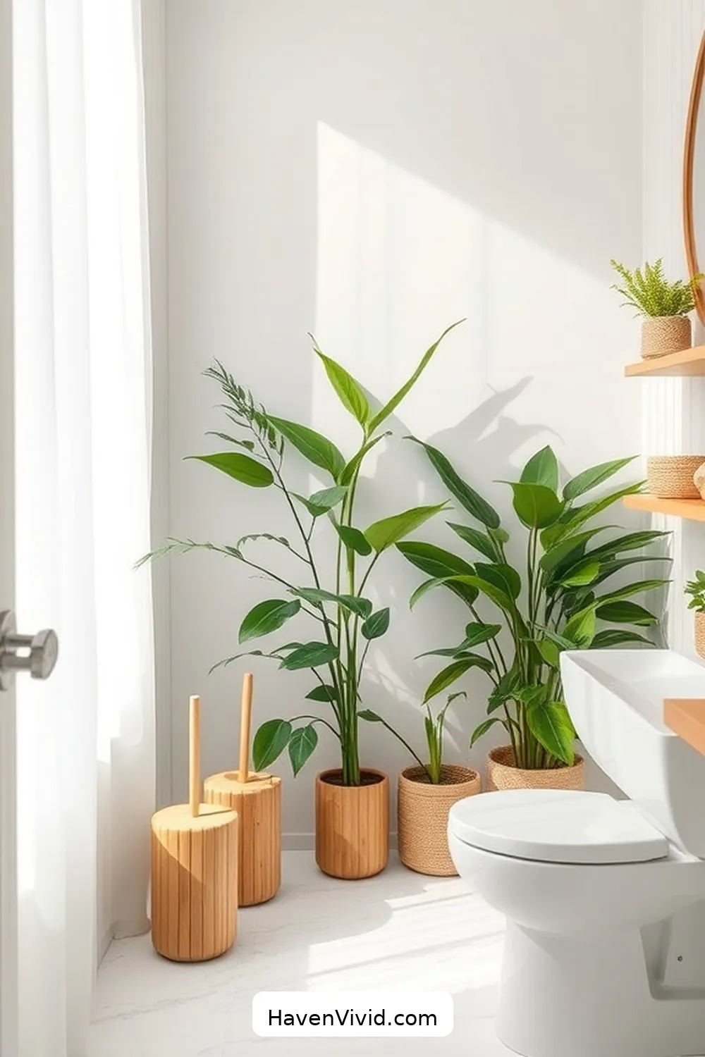 Choose Biodegradable Toilet Brushes for 17 Ways to Embrace Eco-Friendly Living in the Bathroom Using Natural Fibers