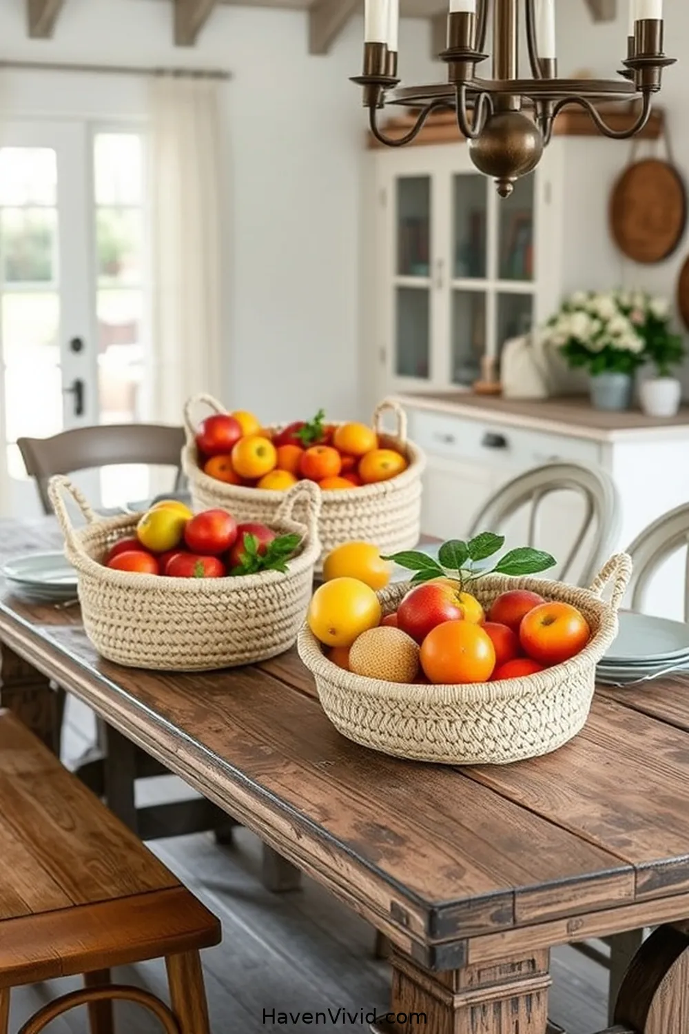 17 Ways to Use Organic Cotton in Your Farmhouse Dining Room 16 Organic Cotton Baskets for Storage for 17 Ways to Use Organic Cotton in Your Farmhouse Dining Room
