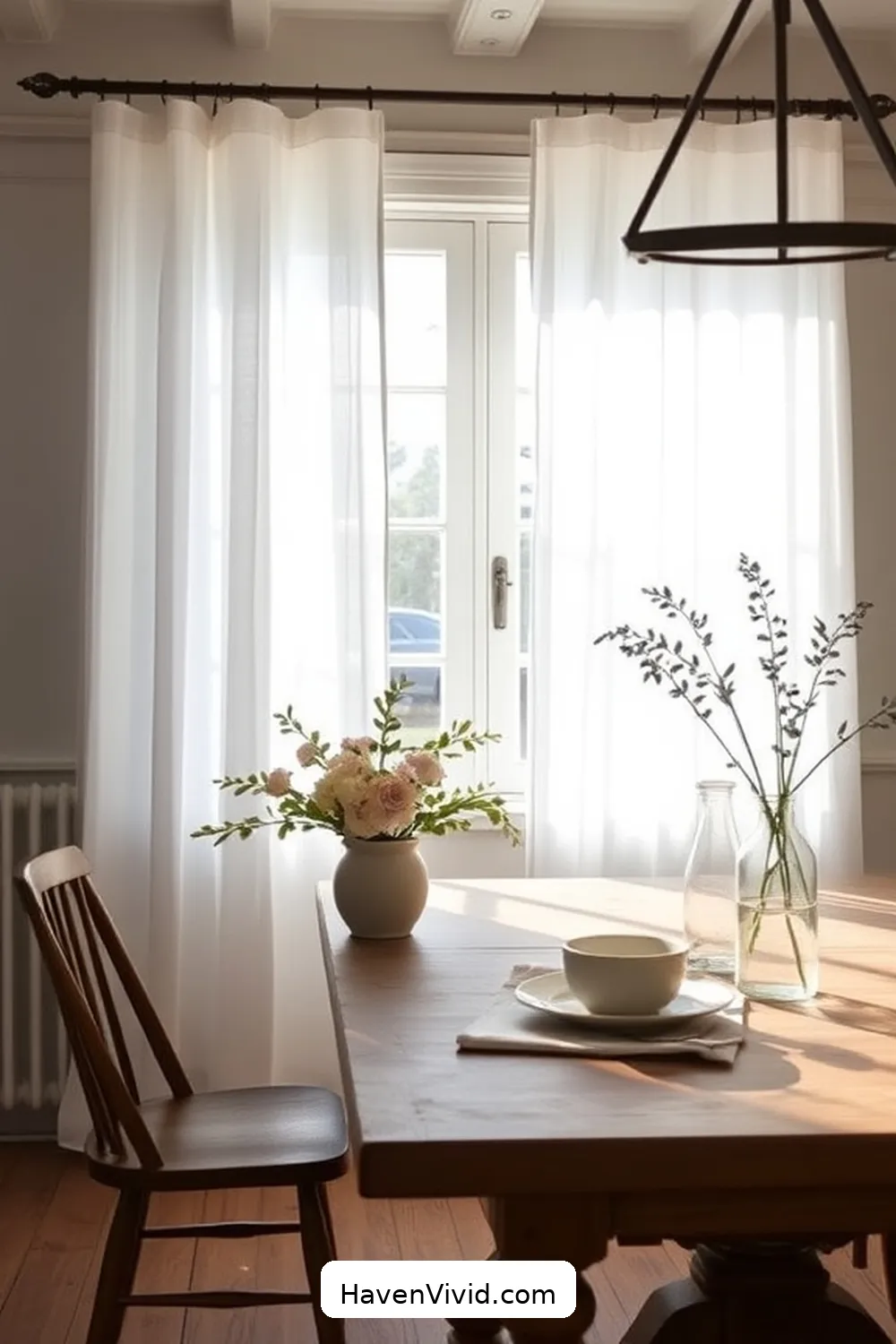 17 Ways to Use Organic Cotton in Your Farmhouse Dining Room 8 Organic Cotton Curtains for 17 Ways to Use Organic Cotton in Your Farmhouse Dining Room