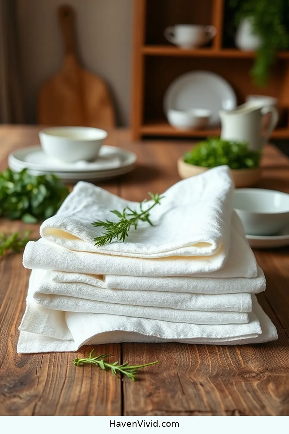 17 Ways to Use Organic Cotton in Your Farmhouse Dining Room 12 Organic Cotton Dish Towels for 17 Ways to Use Organic Cotton in Your Farmhouse Dining Room