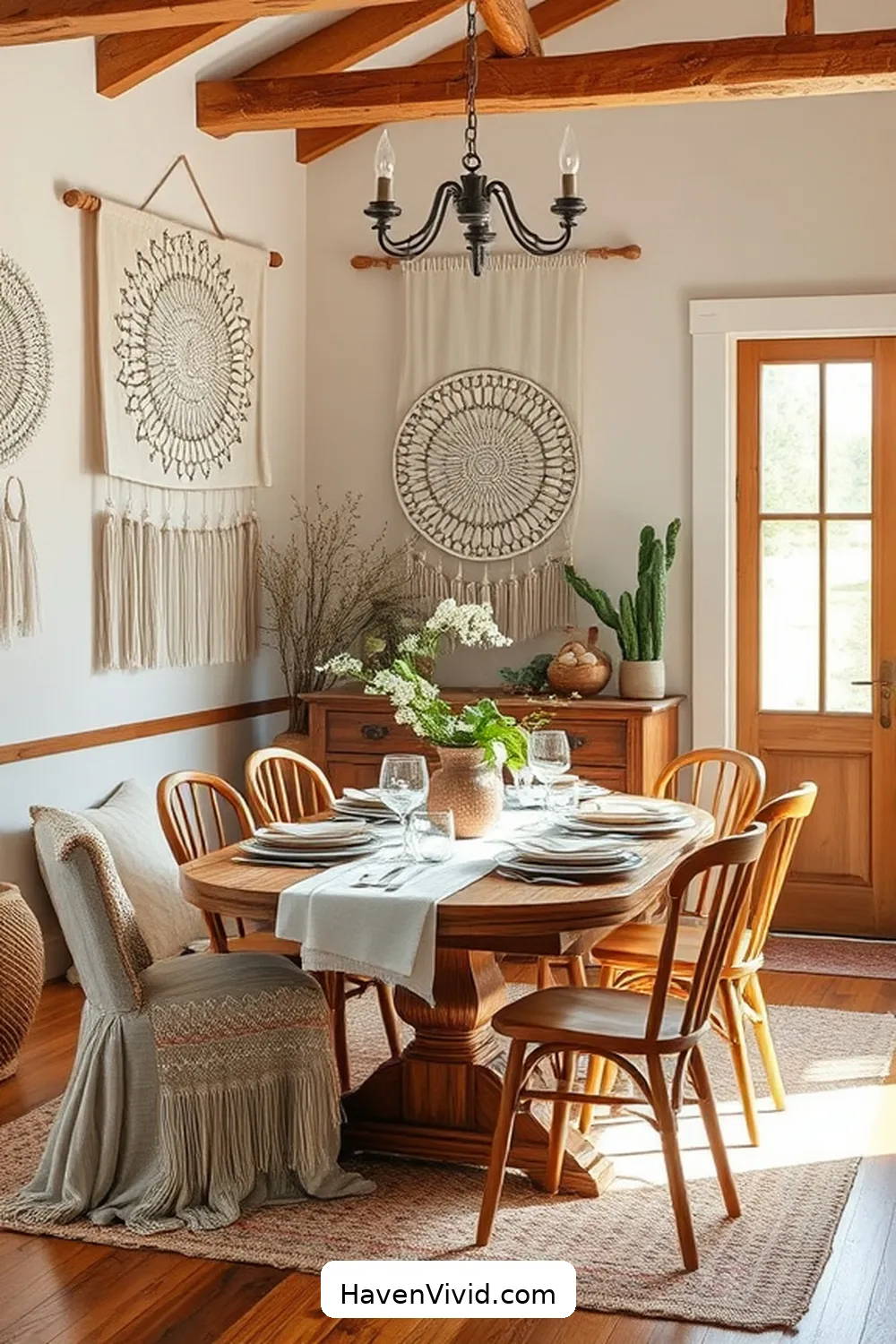17 Ways to Use Organic Cotton in Your Farmhouse Dining Room 9 Organic Cotton Wall Hangings for 17 Ways to Use Organic Cotton in Your Farmhouse Dining Room