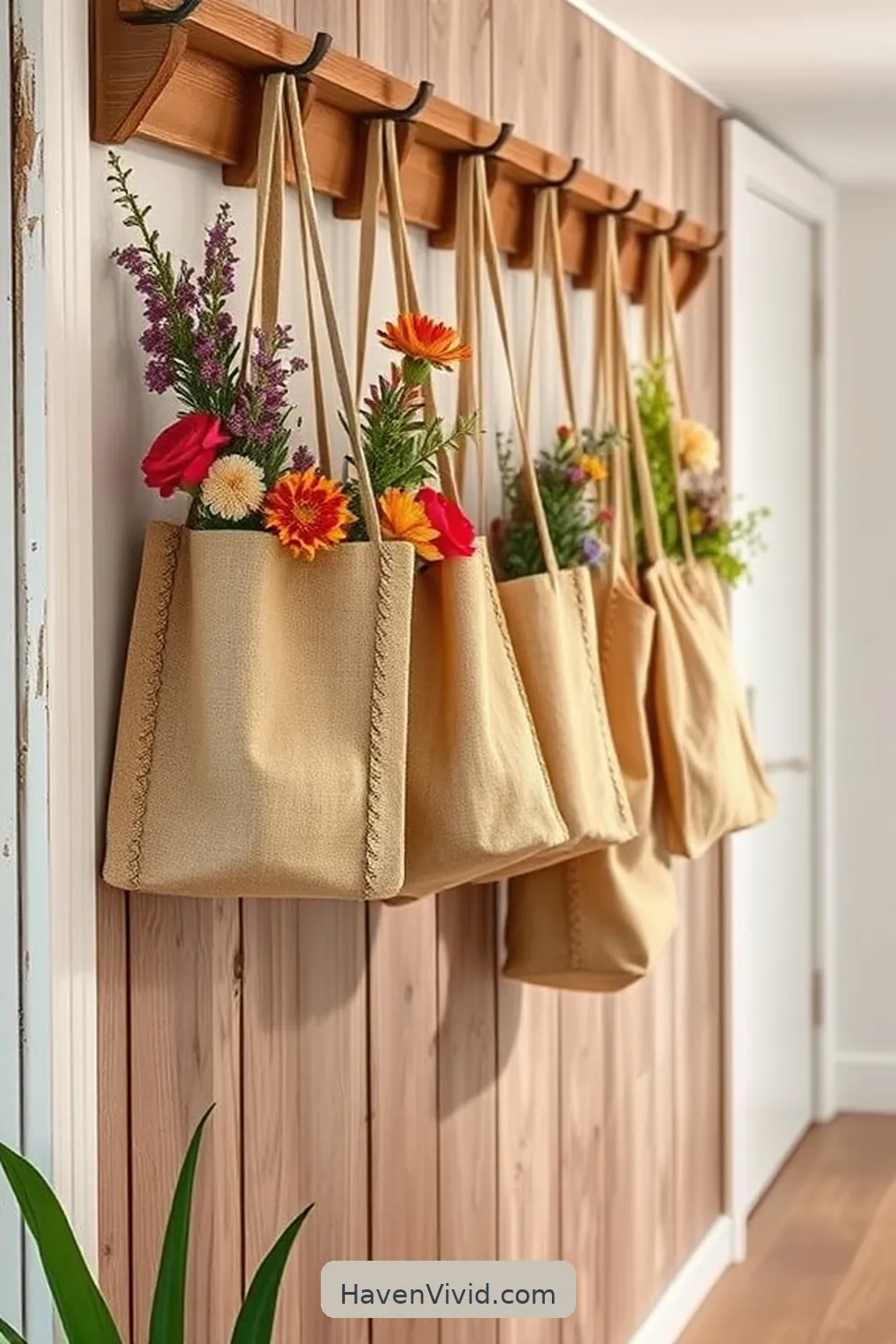 18 Artistic Ways to Use Natural Fibers in Hallway Spaces 17 Jute Tote Bags for Practicality for 18 Artistic Ways to Use Natural Fibers in Hallway Spaces
