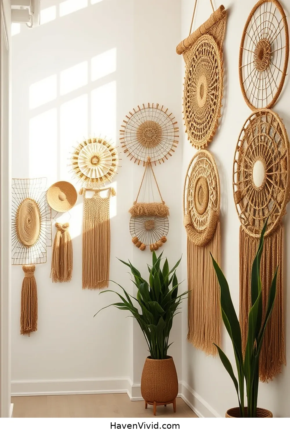 18 Artistic Ways to Use Natural Fibers in Hallway Spaces 7 Natural Fiber Wall Art for Visual Interest for 18 Artistic Ways to Use Natural Fibers in Hallway Spaces