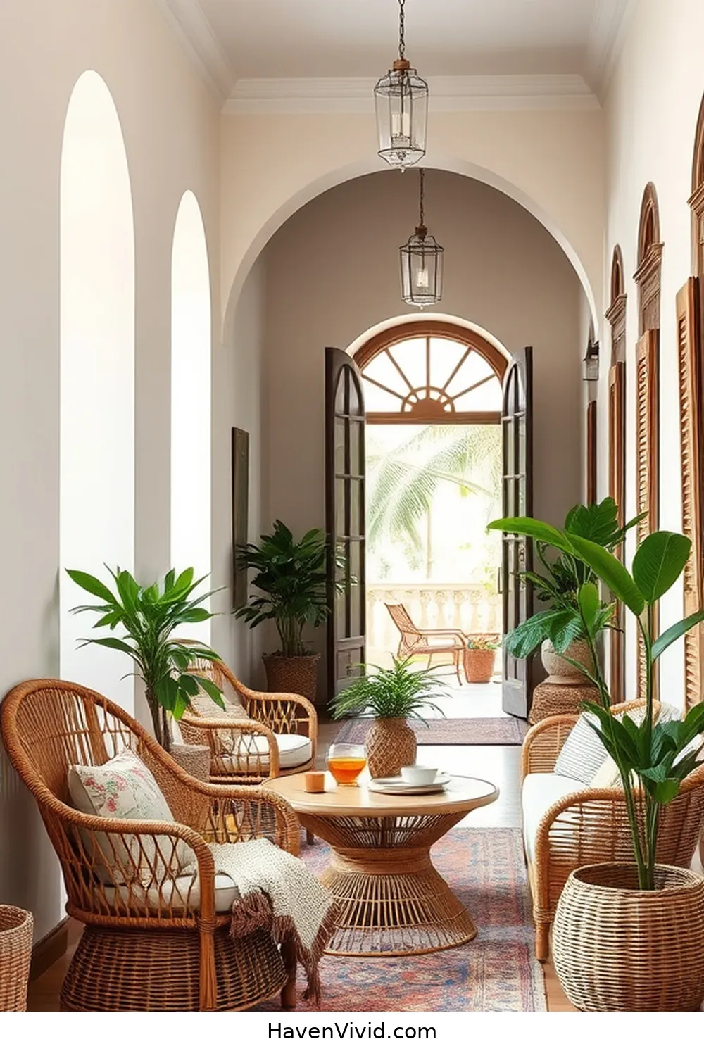 18 Artistic Ways to Use Natural Fibers in Hallway Spaces 16 Rattan Furniture for a Bohemian Touch for 18 Artistic Ways to Use Natural Fibers in Hallway Spaces