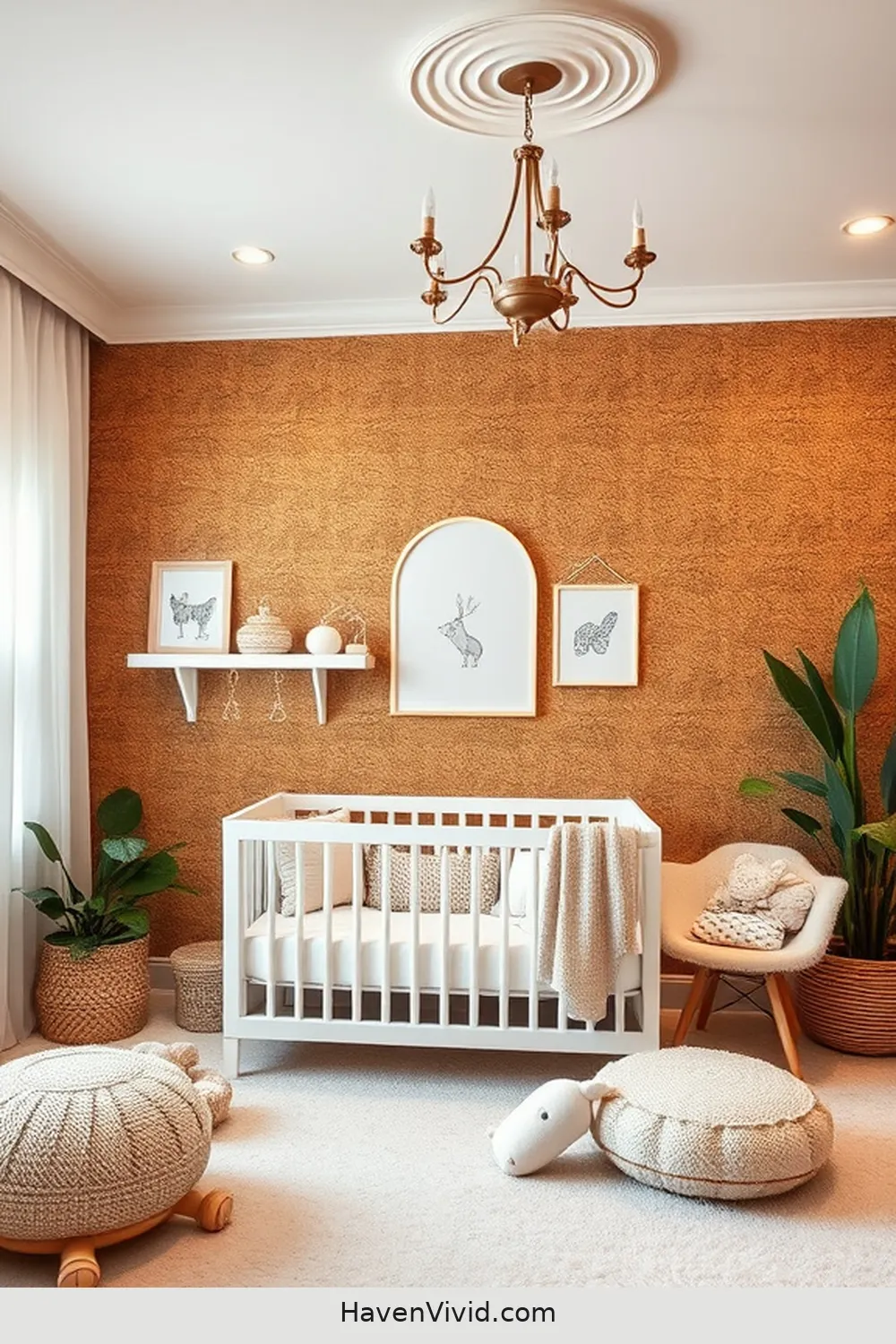 18 Chic Ways of Using Cork for a Glamorous Nursery Lifestyle 2 Cork Accent Wall for a Statement Look for 18 Chic Ways of Using Cork for a Glamorous Nursery Lifestyle