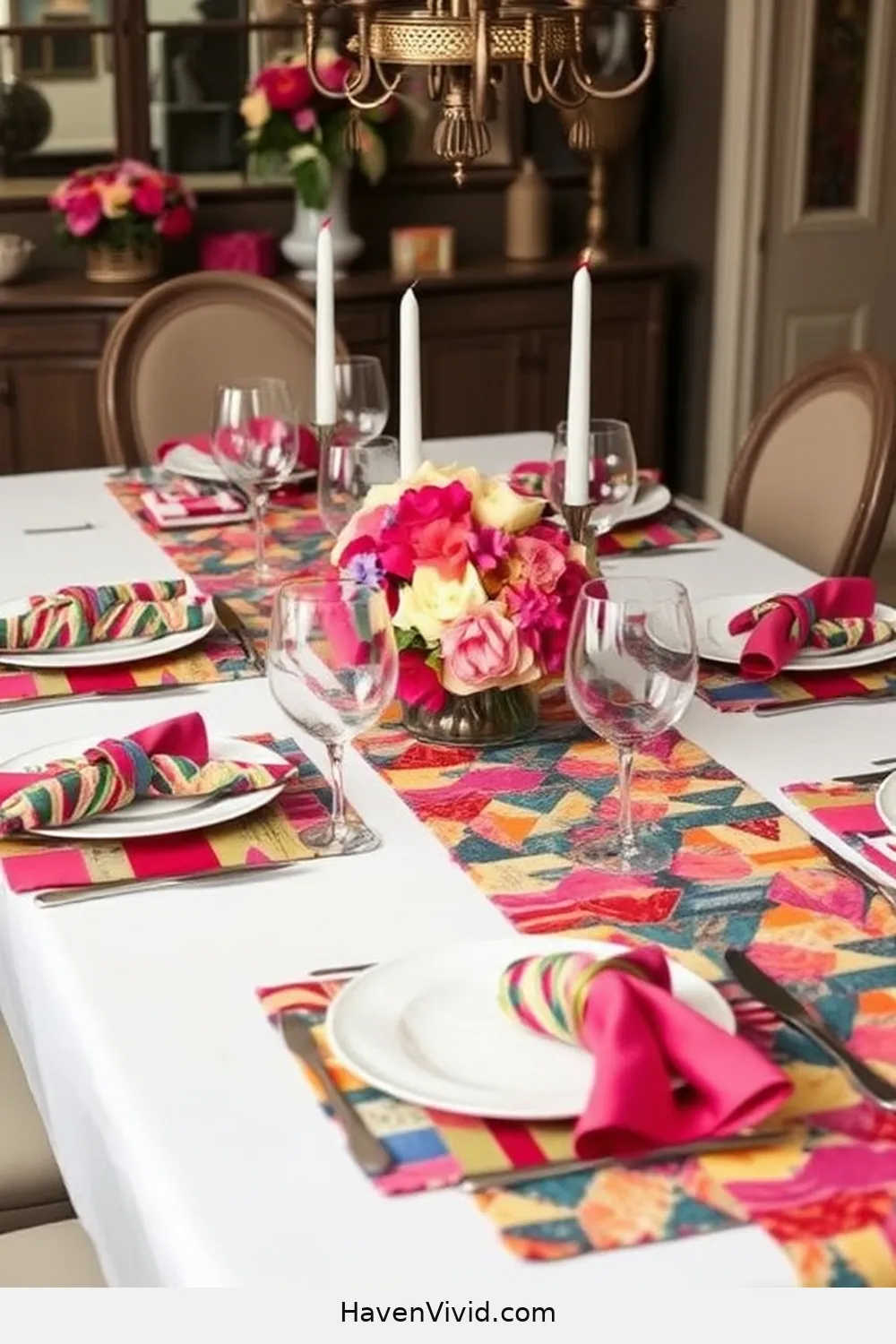 18 Creative Ways for Eco-Friendly Living in Your Dining Room Using Upcycled Fabric 14 Creative Fabric Table Settings for 18 Creative Ways for Eco-Friendly Living in Your Dining Room Using Upcycled Fabric
