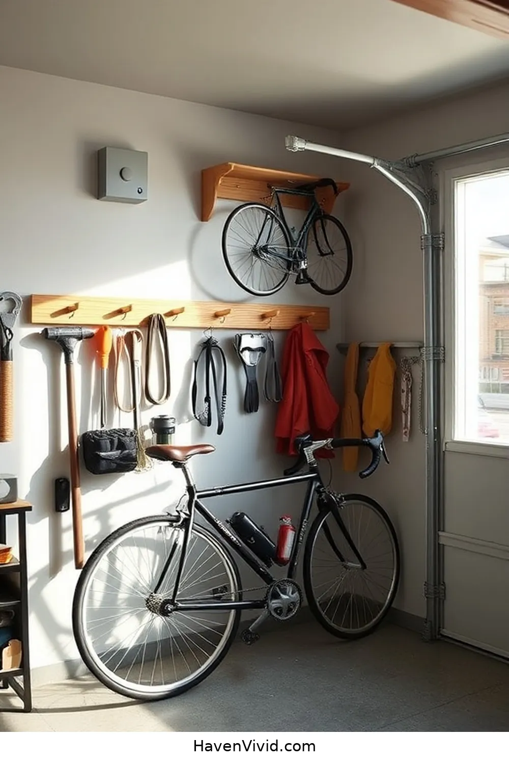 18 Creative Ways for Family-Friendly Garage Living Using Bamboo 4 Bamboo Wall Hooks for Easy Organization for 18 Creative Ways for Family-Friendly Garage Living Using Bamboo