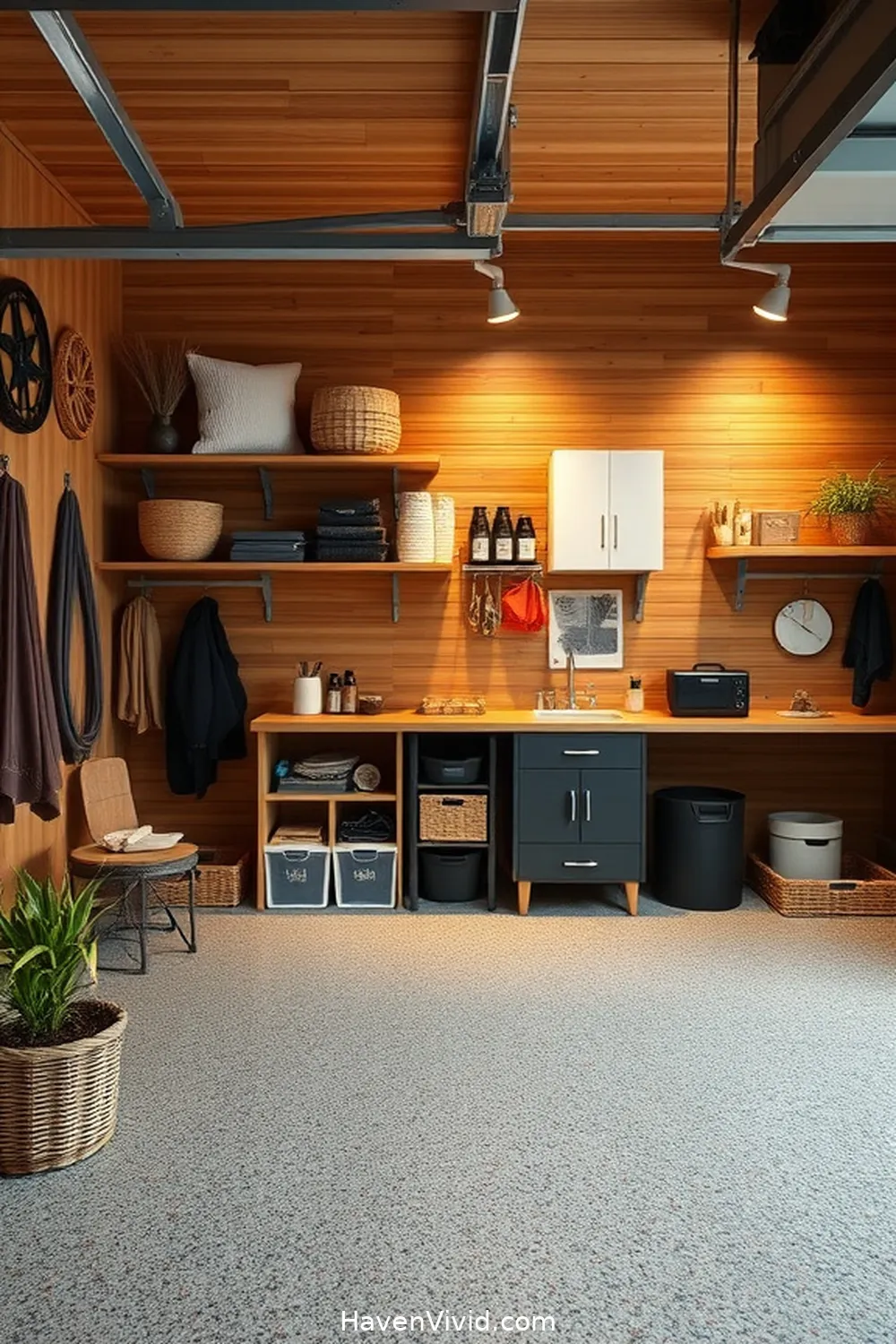 18 Creative Ways for Family-Friendly Garage Living Using Bamboo 10 Bamboo Wall Panels for a Warm Aesthetic for 18 Creative Ways for Family-Friendly Garage Living Using Bamboo