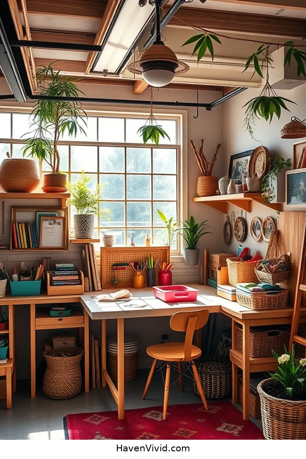18 Creative Ways for Family-Friendly Garage Living Using Bamboo 7 Create a Bamboo Craft Station for 18 Creative Ways for Family-Friendly Garage Living Using Bamboo