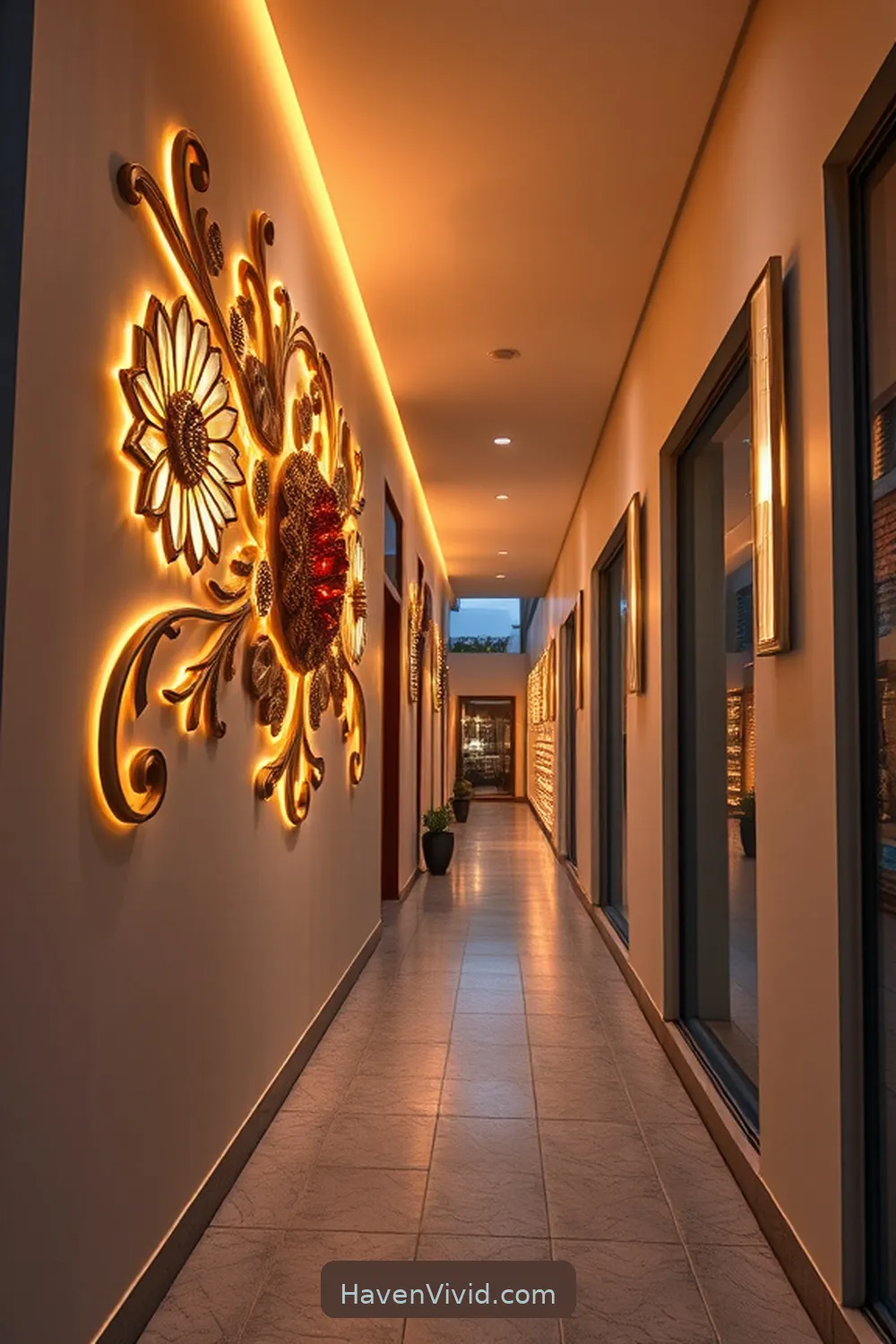 18 Creative Ways for Urban Living to Illuminate Hallways Using Solar-Powered Lights 12 Solar Wall Art With Integrated Lighting for 18 Creative Ways for Urban Living to Illuminate Hallways Using Solar-Powered Lights