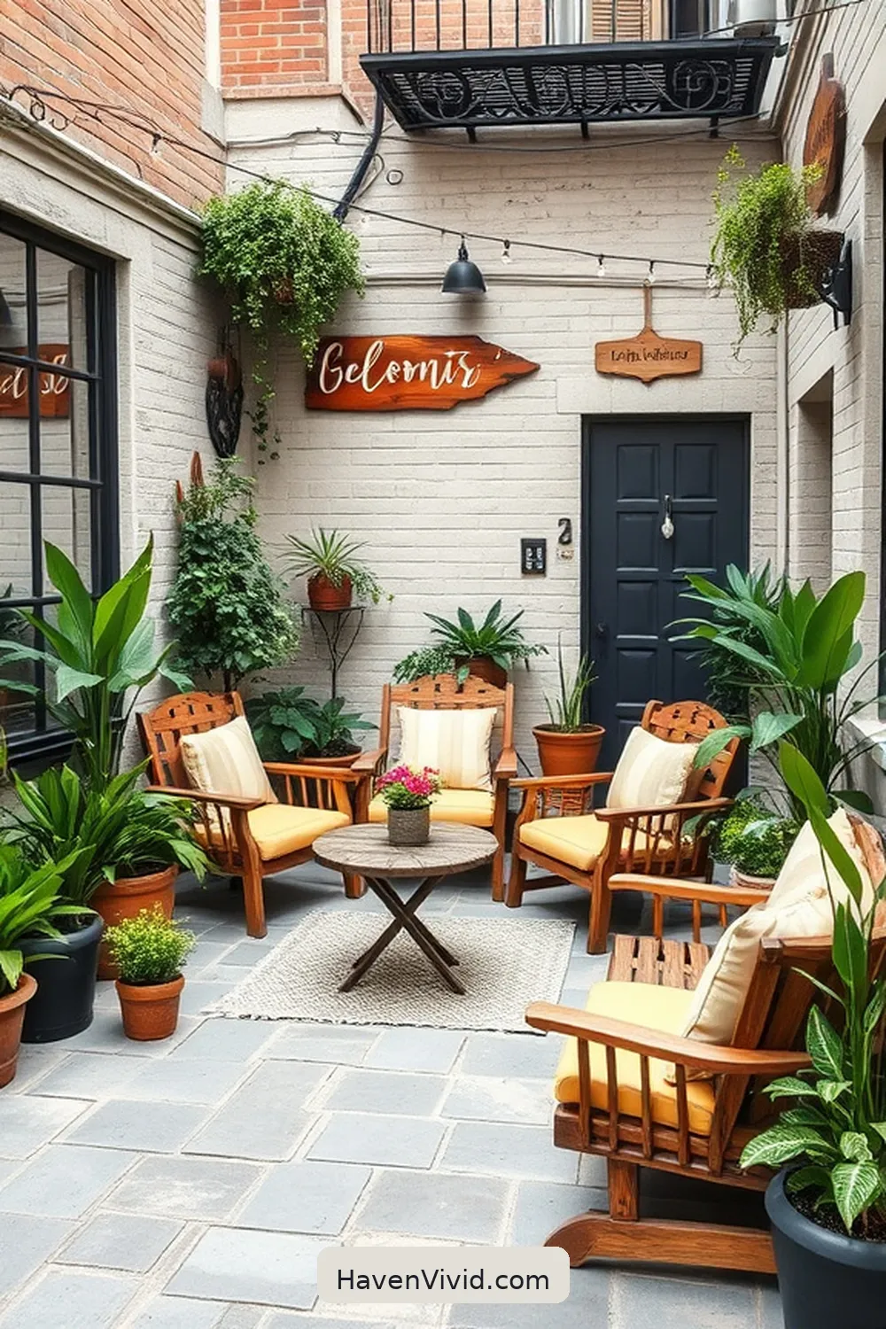 18 Creative Ways for Urban Patio Design Using Recycled Wood 17 Custom Wood Signs for Personalization for 18 Creative Ways for Urban Patio Design Using Recycled Wood