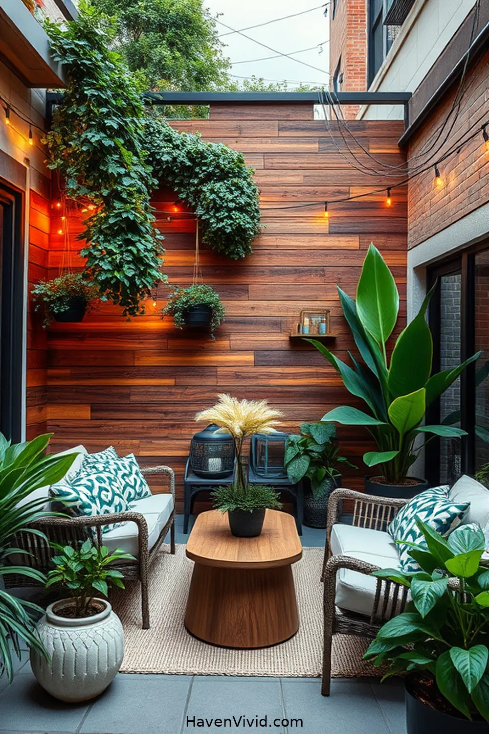 18 Creative Ways for Urban Patio Design Using Recycled Wood 8 Wood Accent Walls for 18 Creative Ways for Urban Patio Design Using Recycled Wood